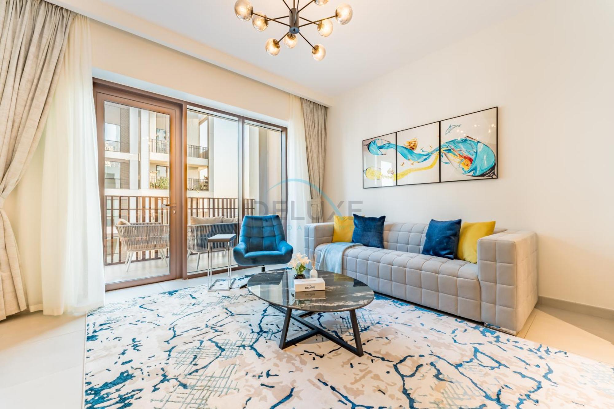 Community View 2br With Balcony, Surf At Creek Building 2, Creek Harbour By Deluxe Homes Dubai