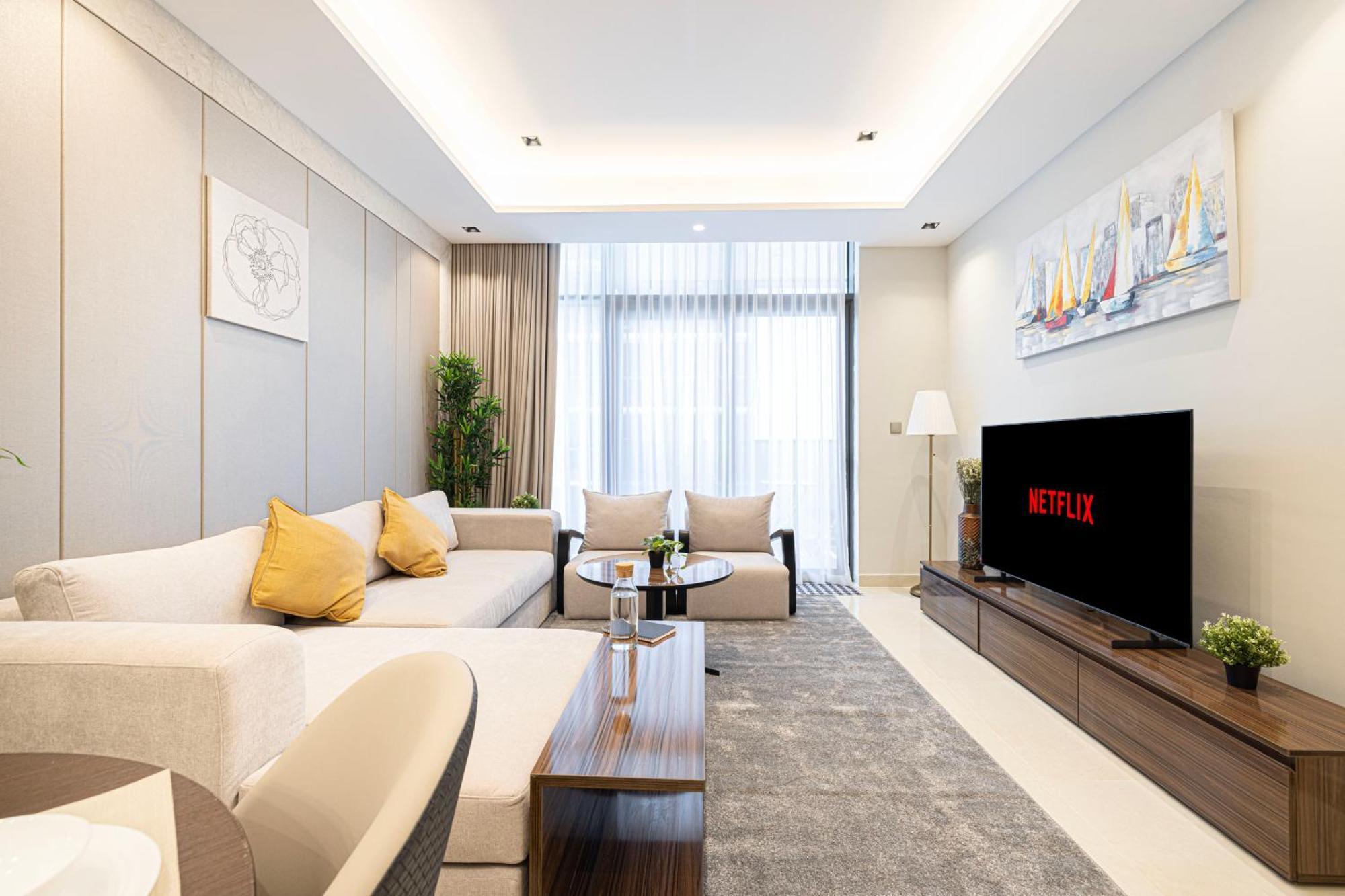 Apartment Elegant 1bhk In Business Bay, Nearby Burj Khalifa & Mall