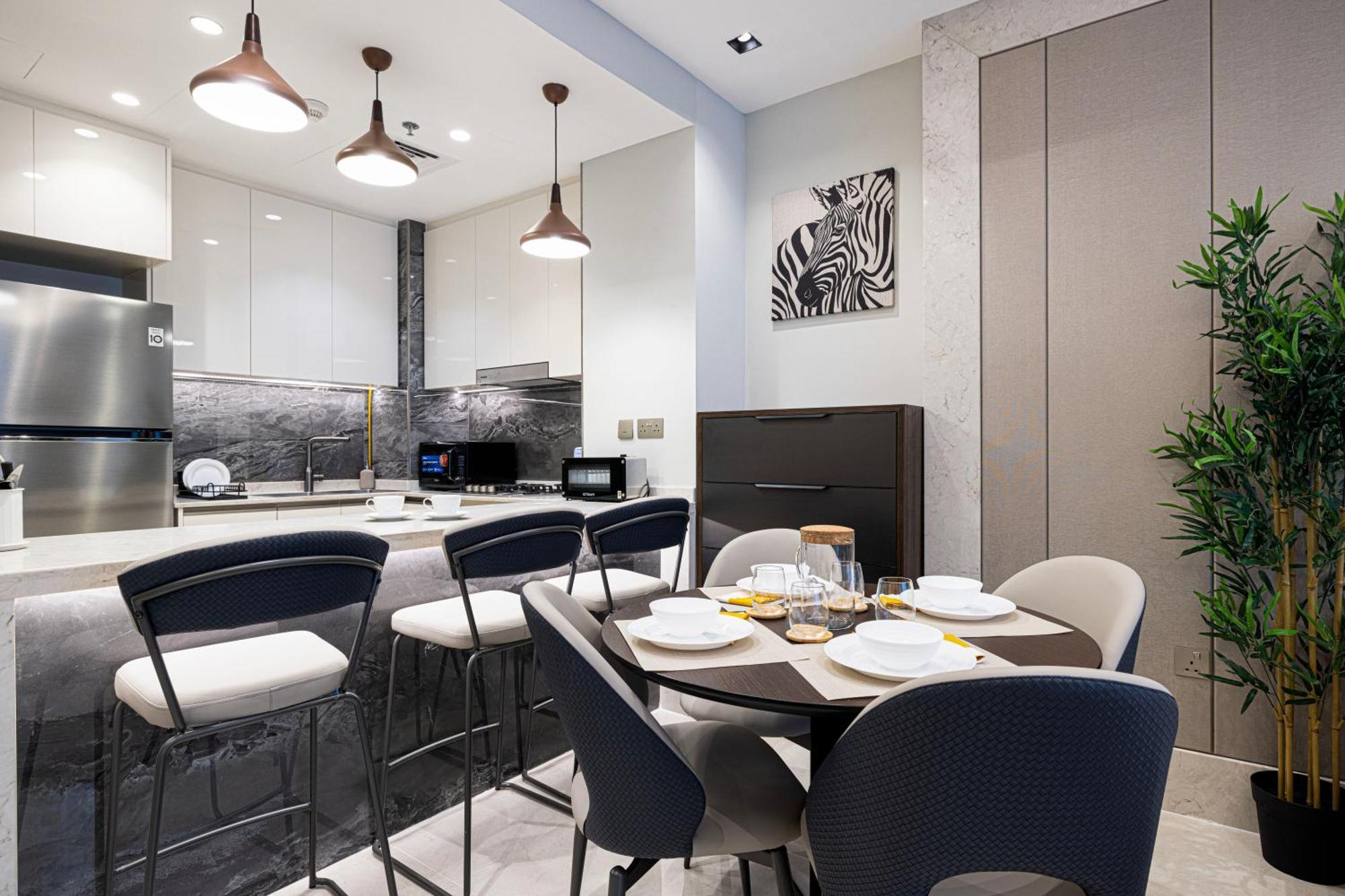 Apartment Elegant 1bhk In Business Bay, Nearby Burj Khalifa & Mall Dubai
