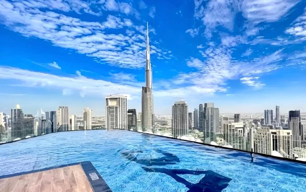 Apartment Rooftop Infinity Pool Luxury 2br Burj Khalifa View Downtown