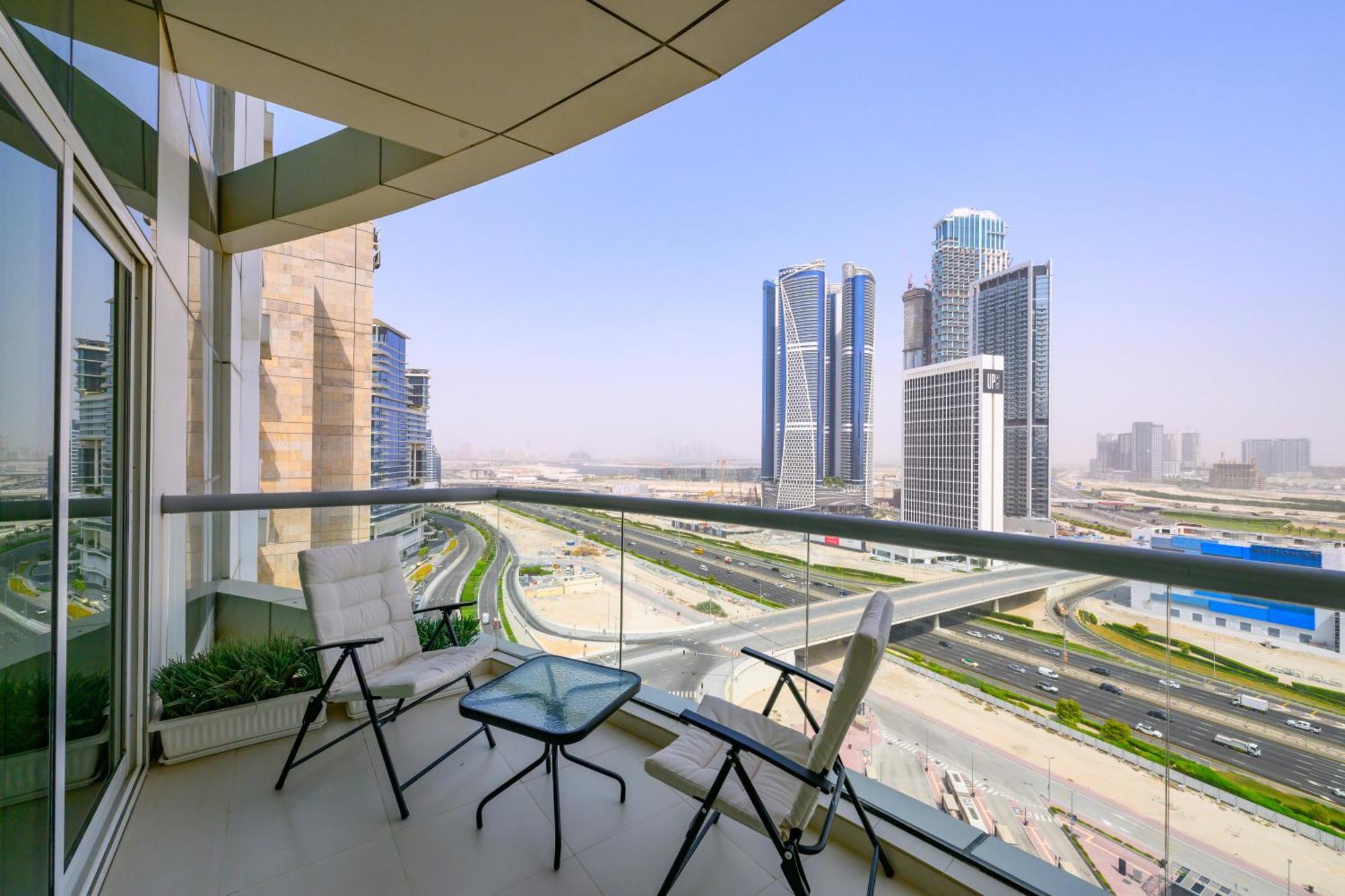 Apartment Lovely 1br In Scala Tower With Canal & Burj View