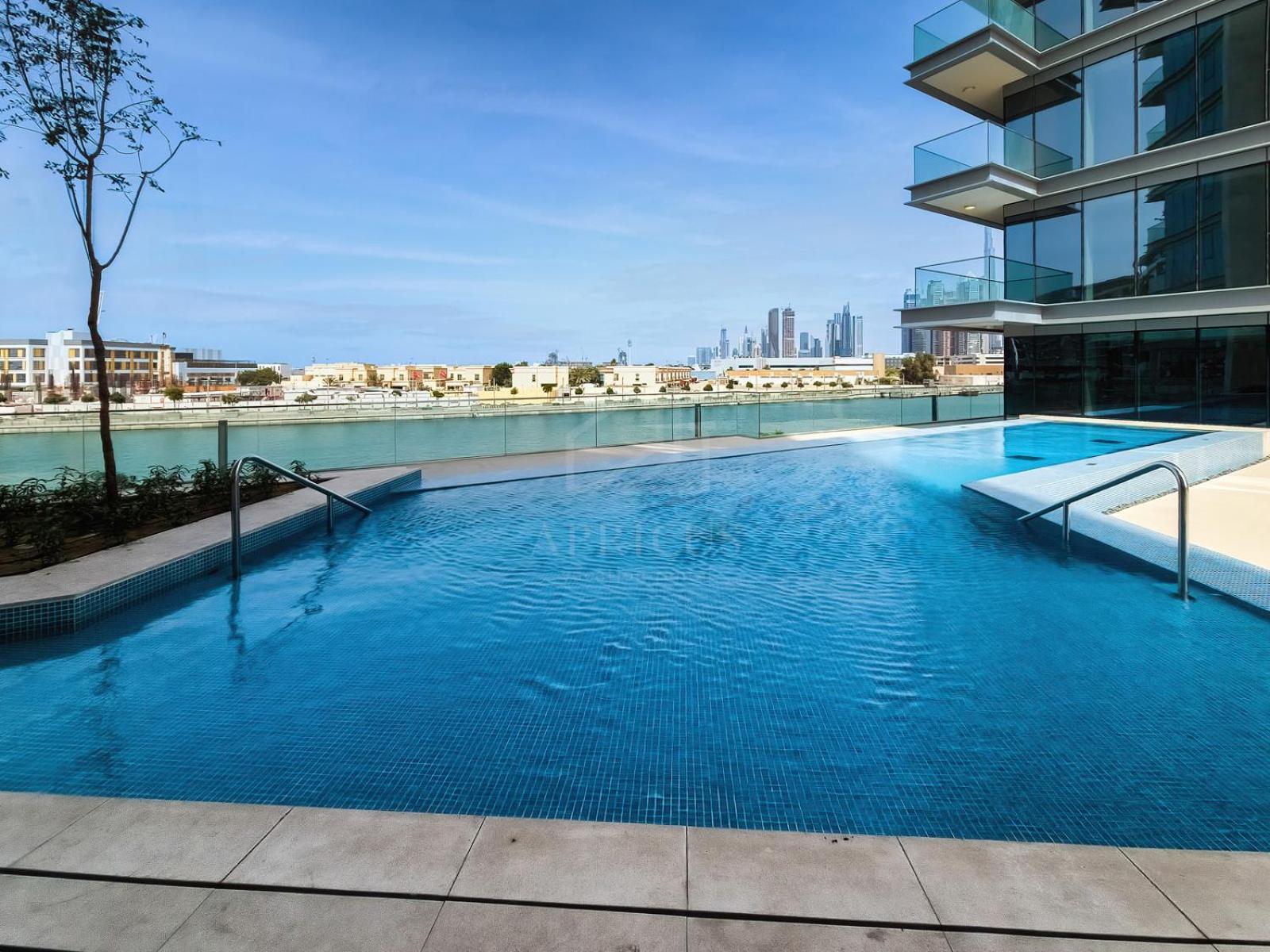 Brand New In Canal Front Wasl Apartment