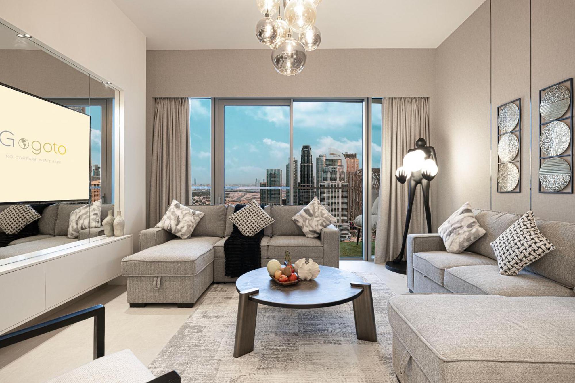 Aparthotel Gogoto Ultra Lux Burj View Spacious High Floor