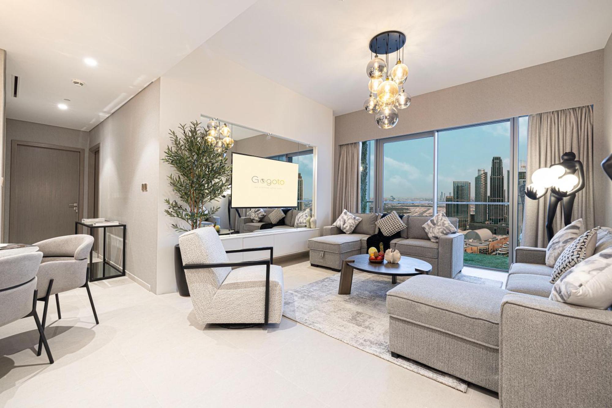 Gogoto Ultra Lux Burj View Spacious High Floor Aparthotel Dubai