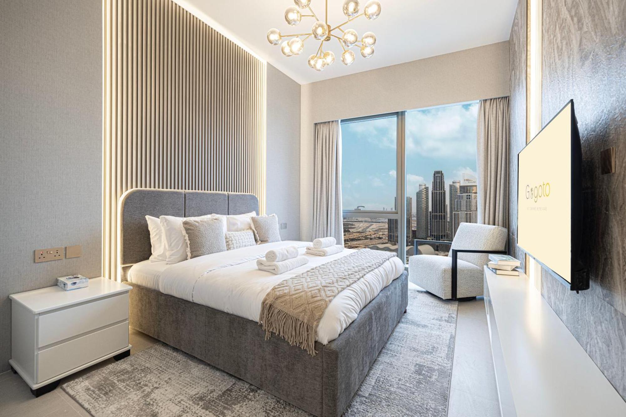 Aparthotel Gogoto Ultra Lux Burj View Spacious High Floor