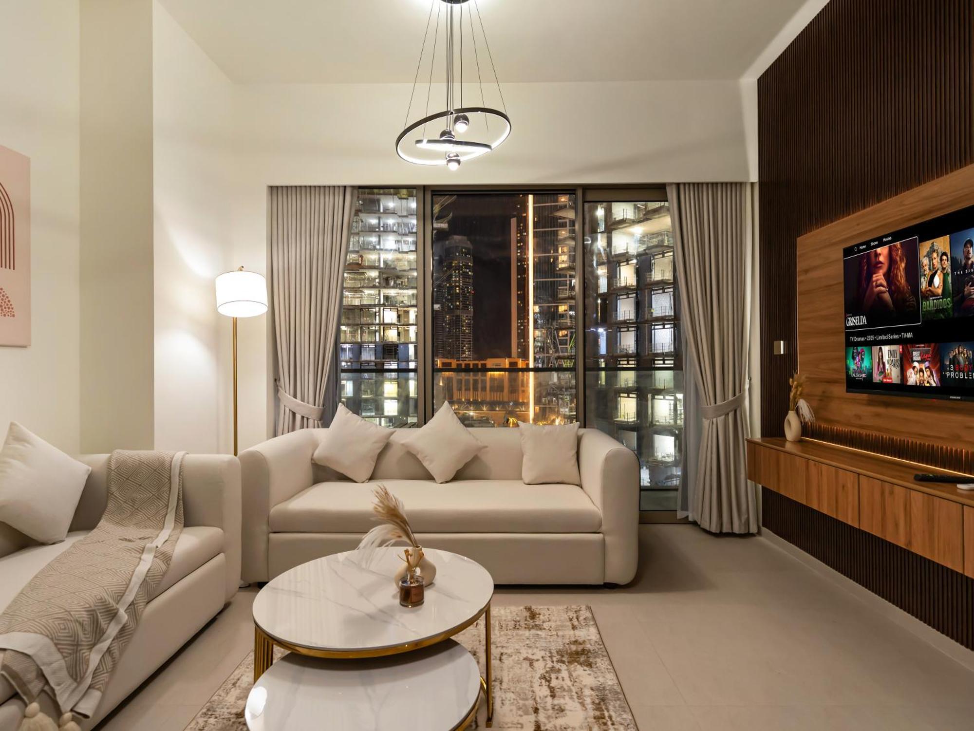 Apartment Elegant 1br I 1min Walk To Burj Khalifa & Fountain