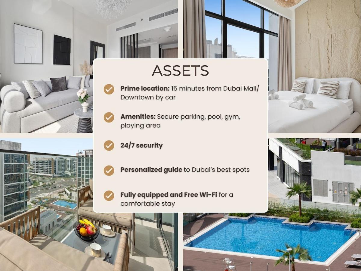 1br In Azizi Riviera 43 By In Homes - Near Business Bay - Pool - Gym - Parking * Dubai