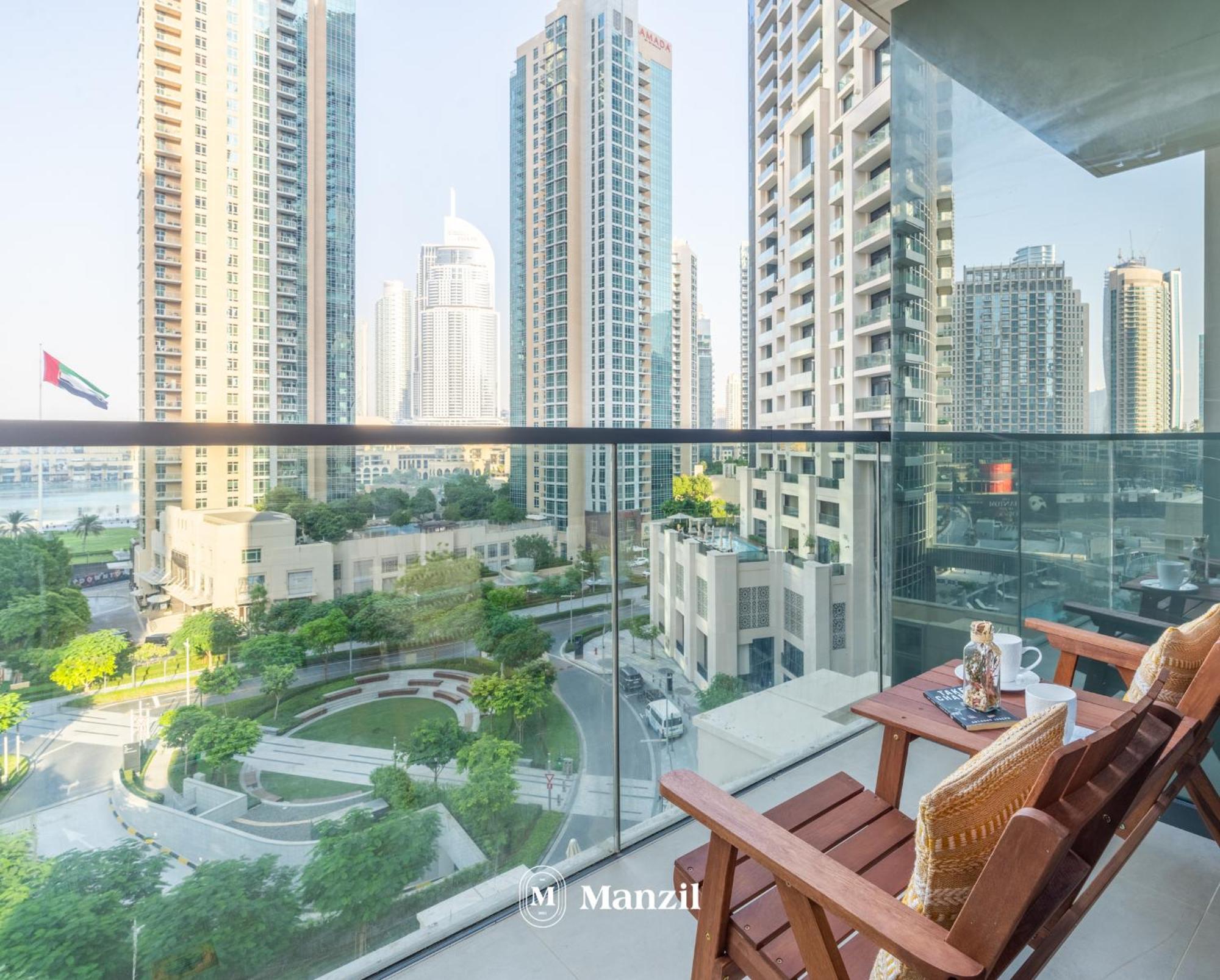 Apartment Manzil - Stylish 2br In Downtown, Walking Distance To Burj Khalifa & Mall *