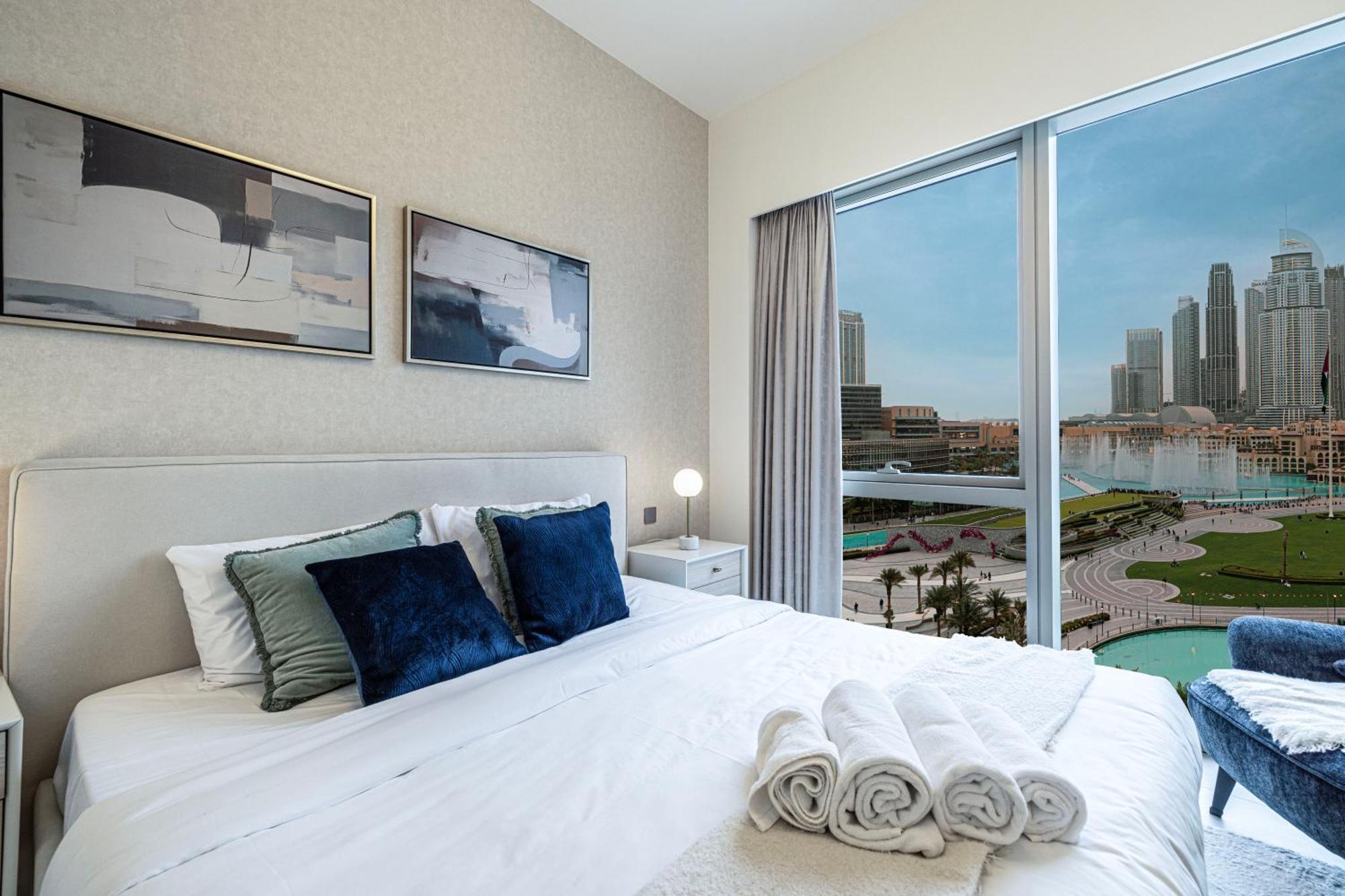 Luxury Burj And Fountain View 5 Min To Mall Dubai