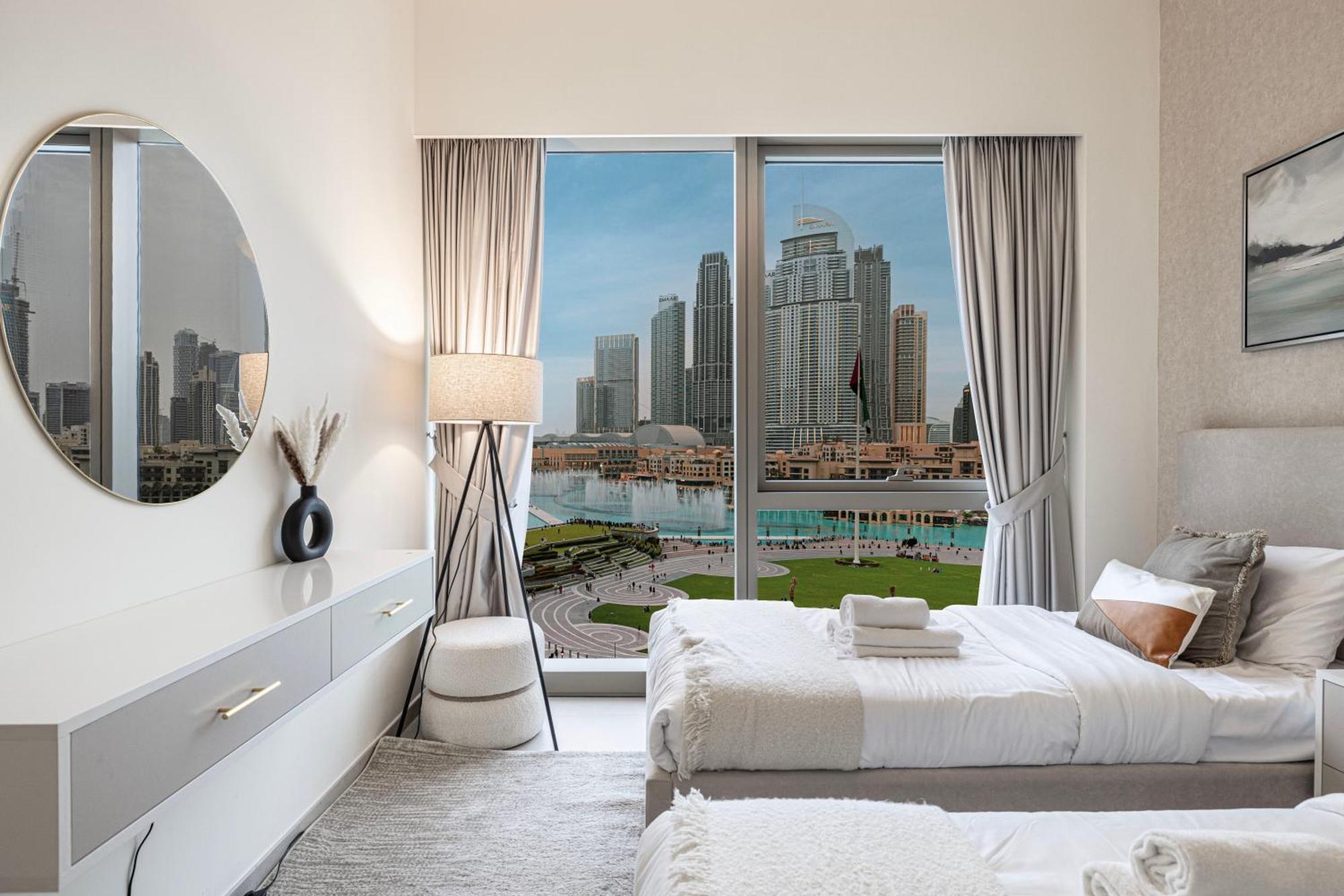 Luxury Burj And Fountain View 5 Min To Mall *