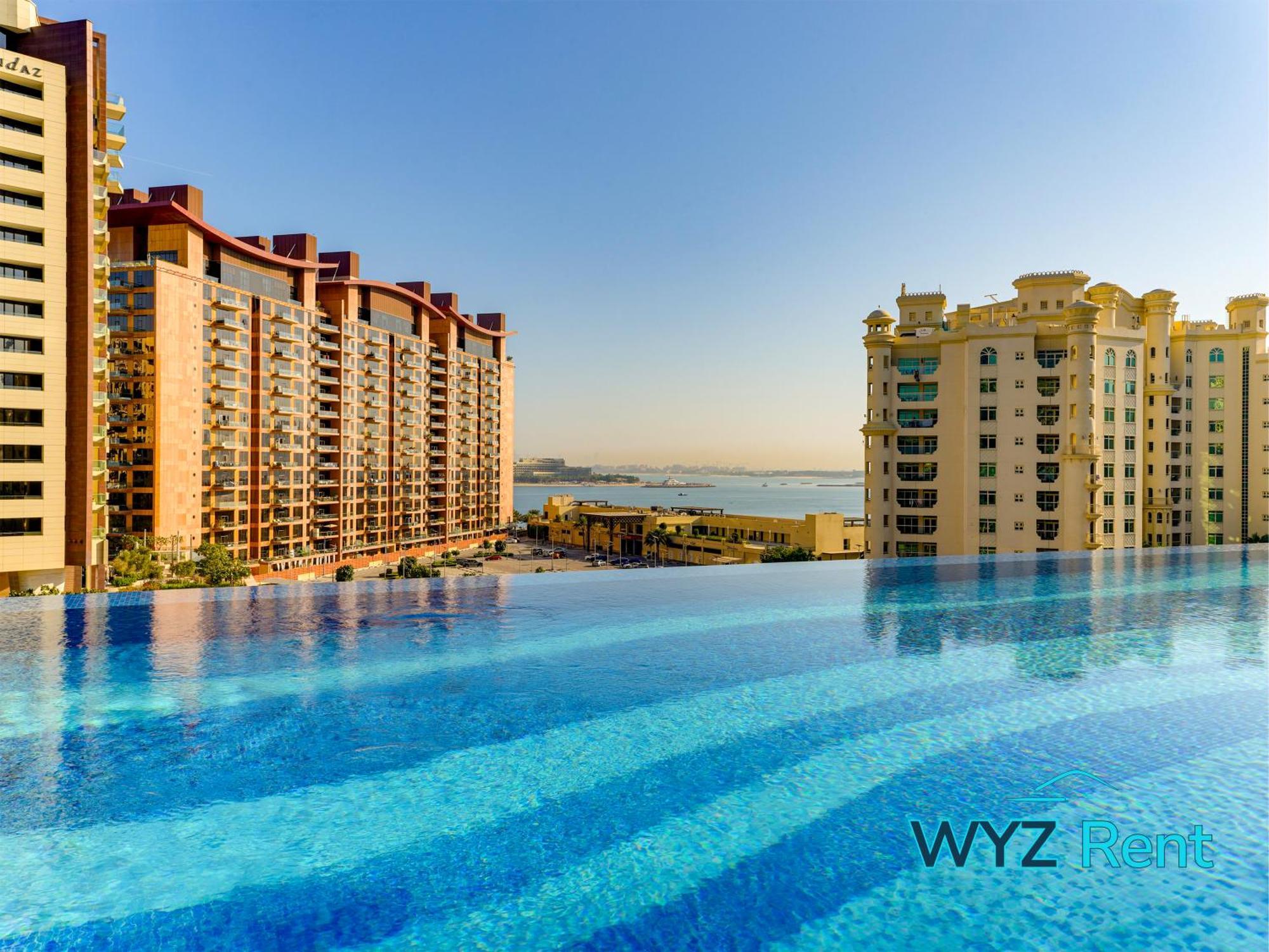 Elegant 1br In Palm Tower, Nakheel Mall, Sea View