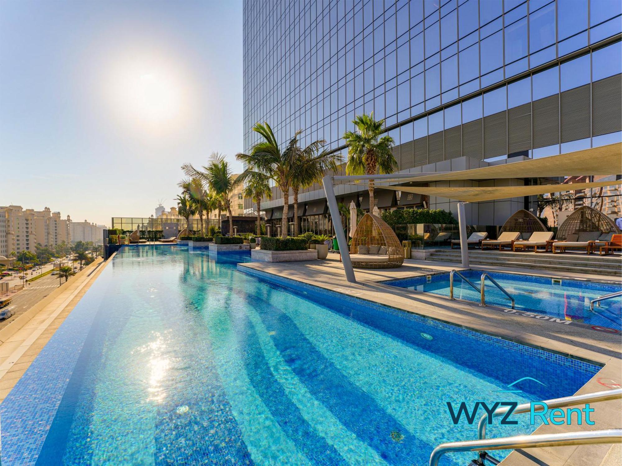 Elegant 1br In Palm Tower, Nakheel Mall, Sea View Apartment