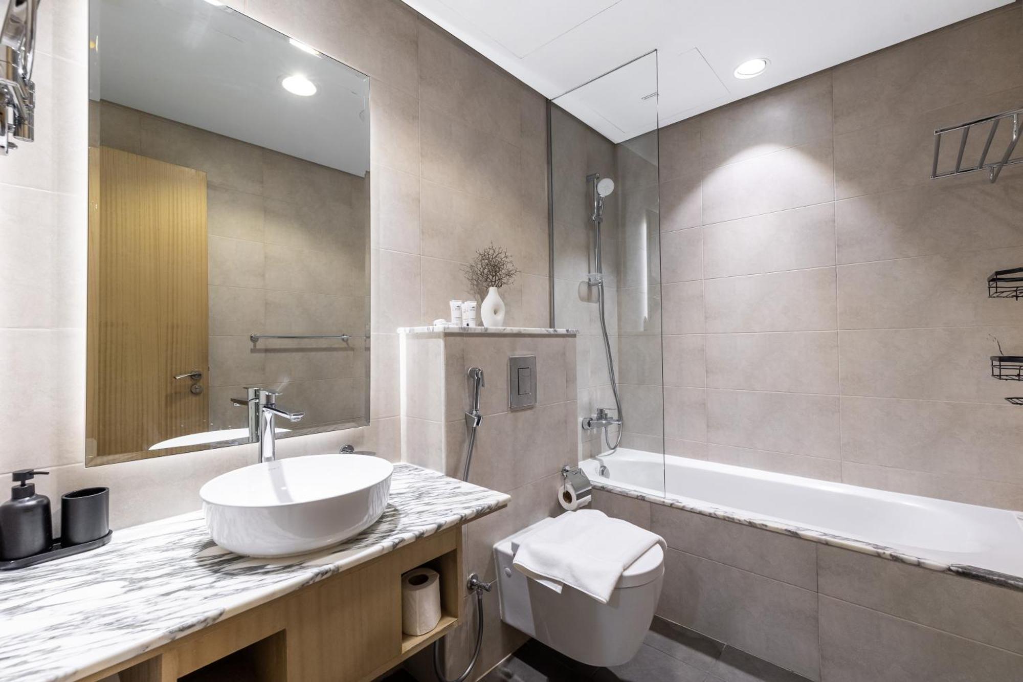 Elite Rooftop Pool And Burj Khalifa Panorama Balcony 2br In Paramount Midtown Apartment