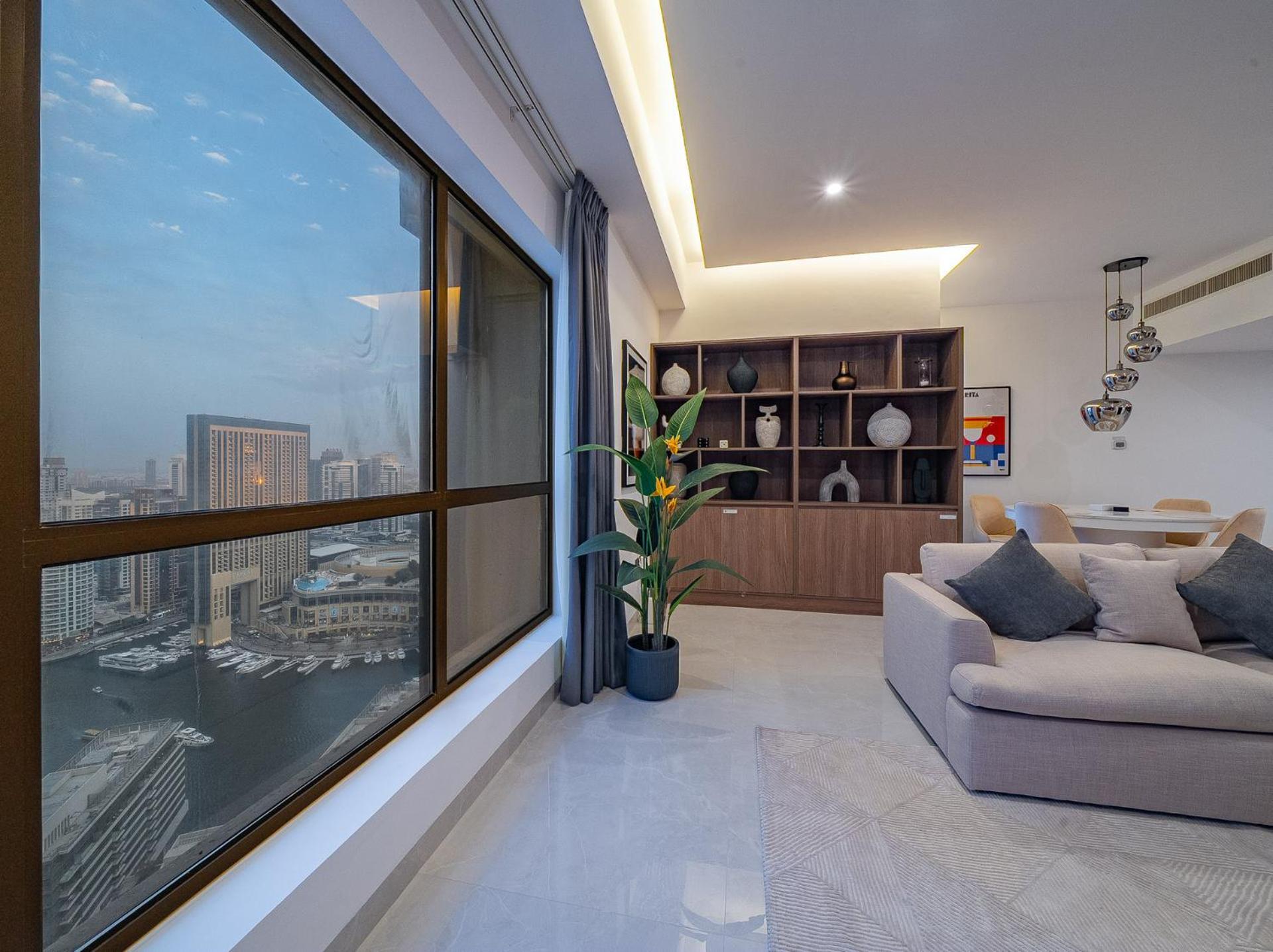 Brand New Luxurious 2 Bdr With Marina Views And Jbr I Rimal 1 Apartment *