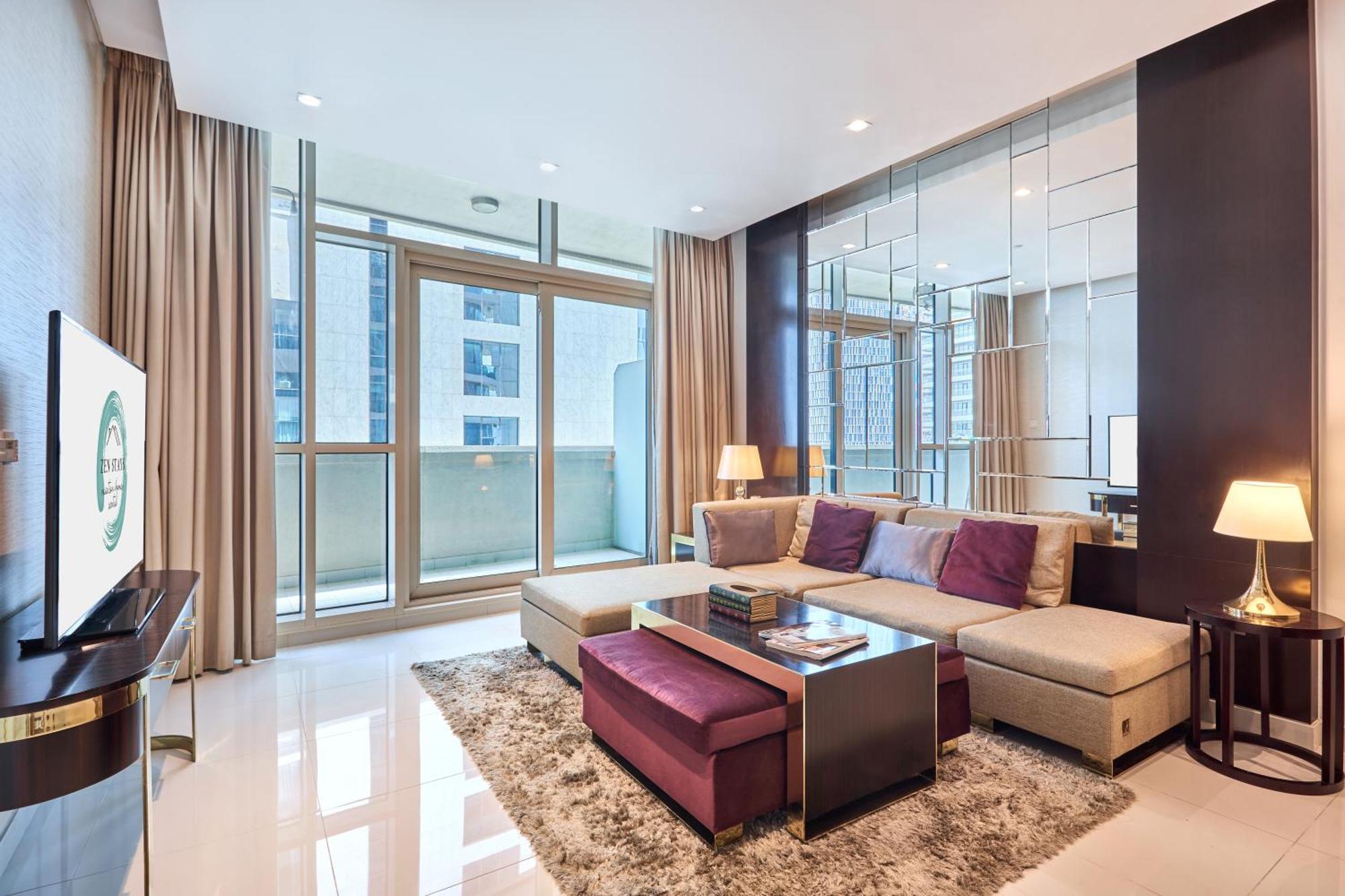 Apartment Downtown 1br - 5 Minutes To Mall - Panoramic Pool *