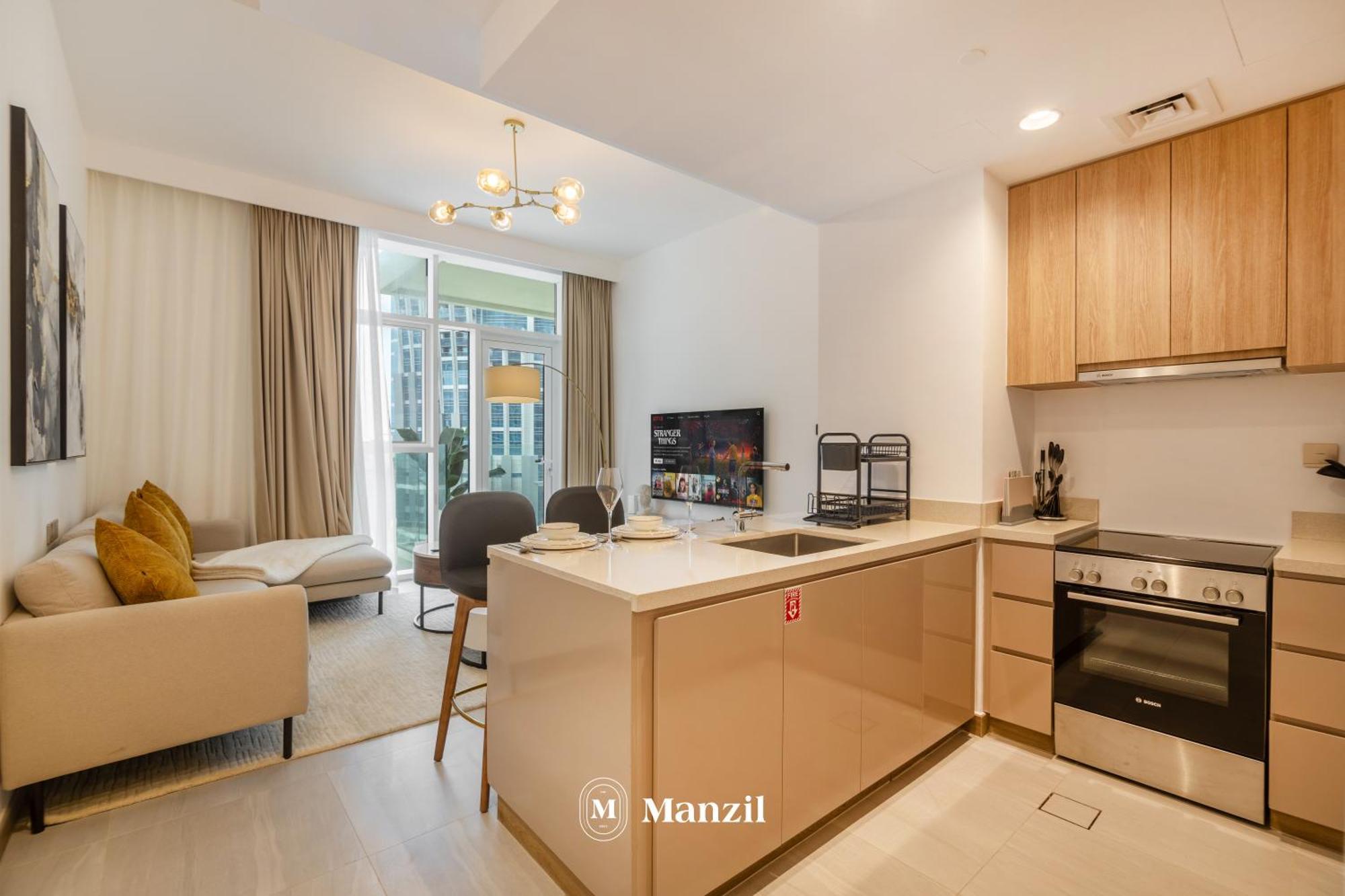 Elegant 1br In Urban Oasis Near Mall