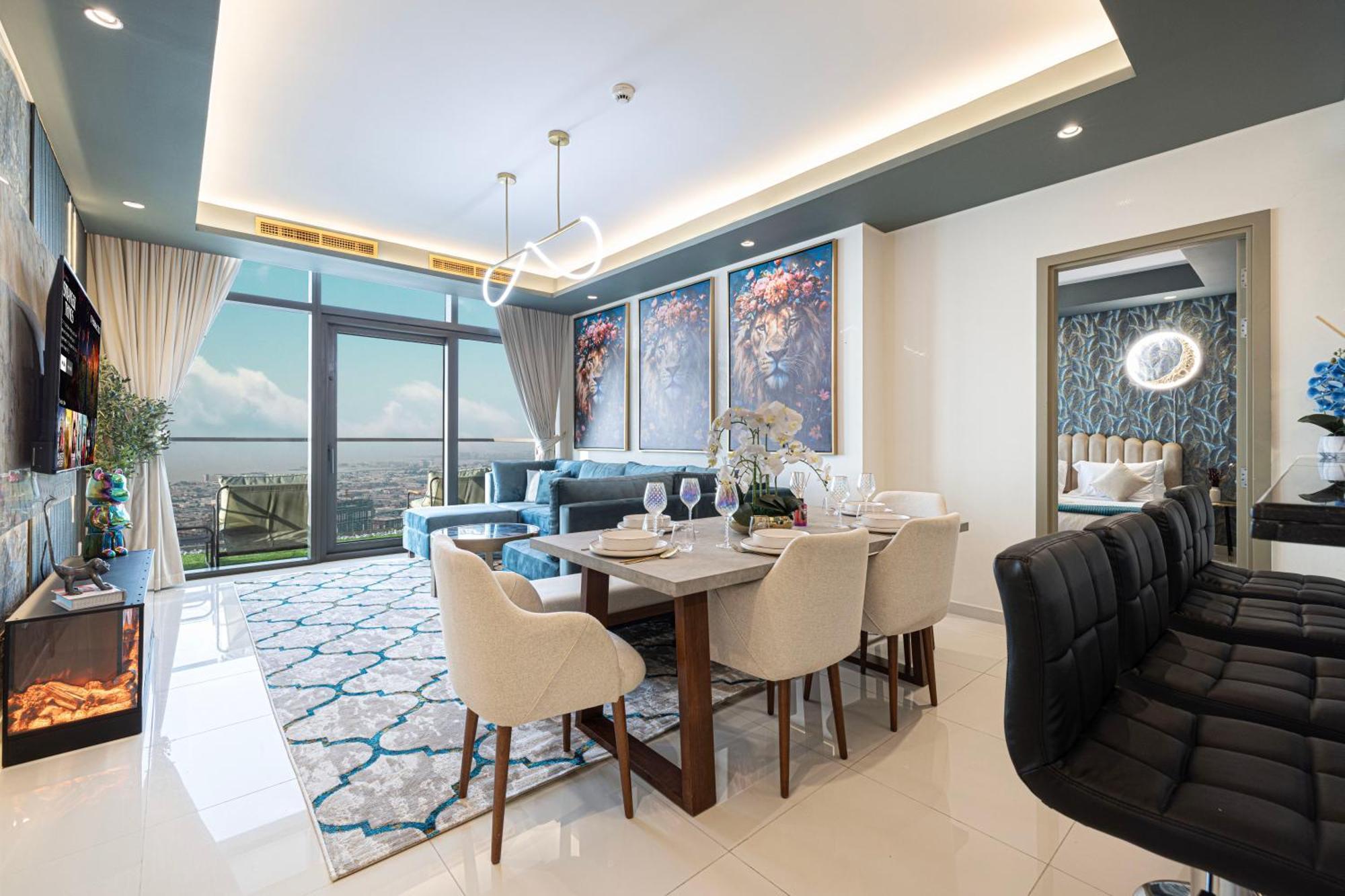 Cloud Nine Panorama & Rooftop Infinity Pool, 3br In Paramount Midtown * Dubai