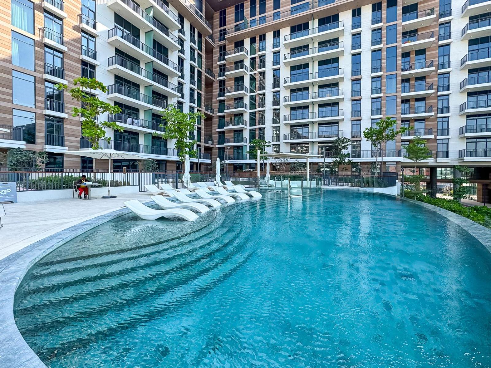 Apartment Chic 1br With Pool, Gym & Kid's Playground *