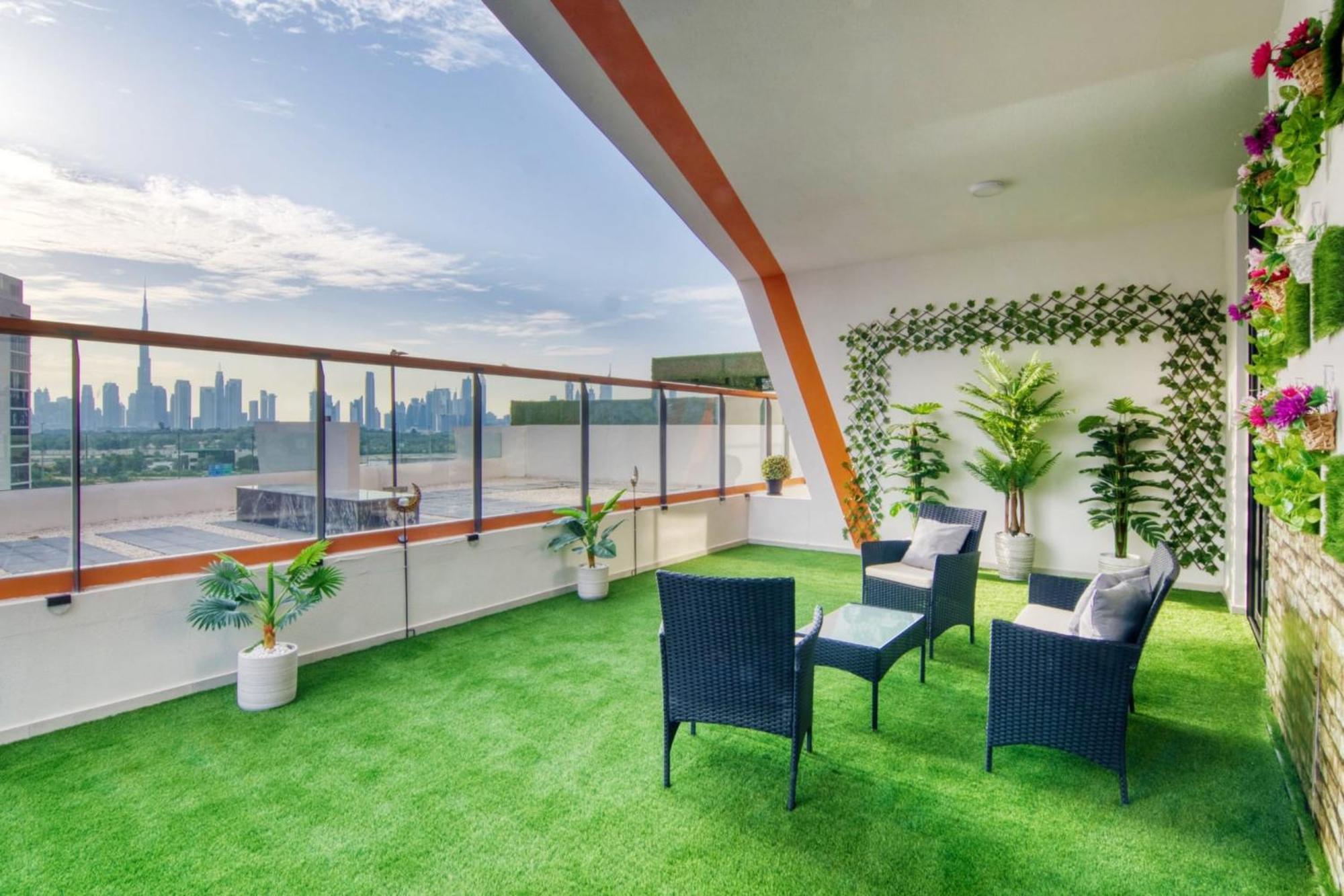Corner Big Balcony Unit With Burj Khalifa View Apartment