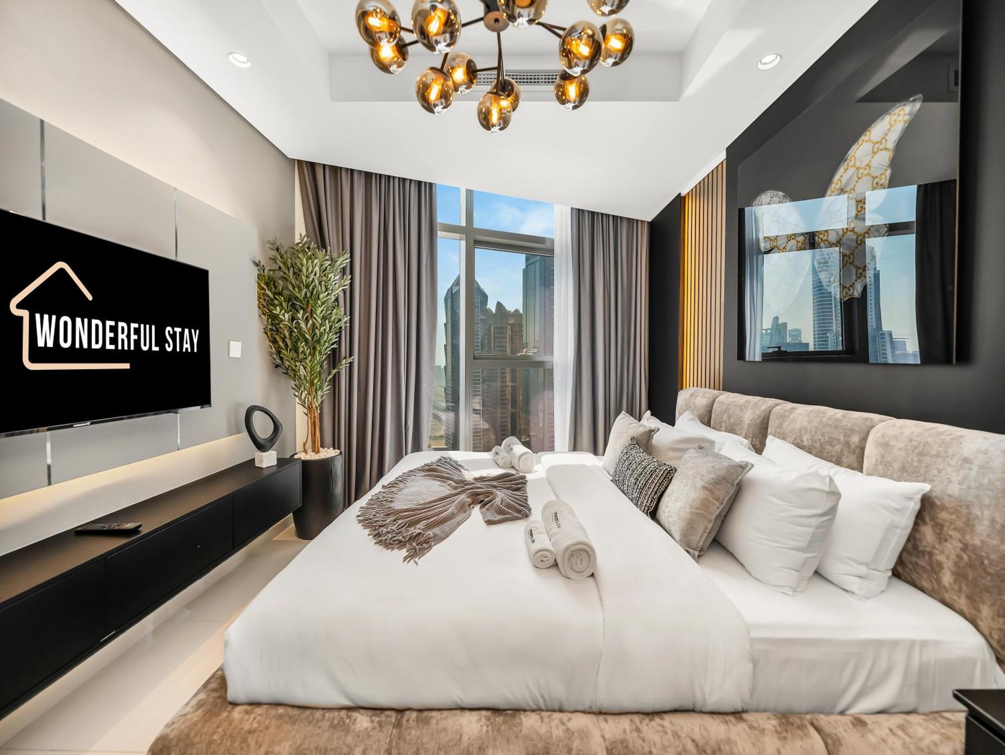 Apartment Wonderfulstay At Paramount - Highest Infinity Pool - Burj Khalifa View - Brand New Luxury *