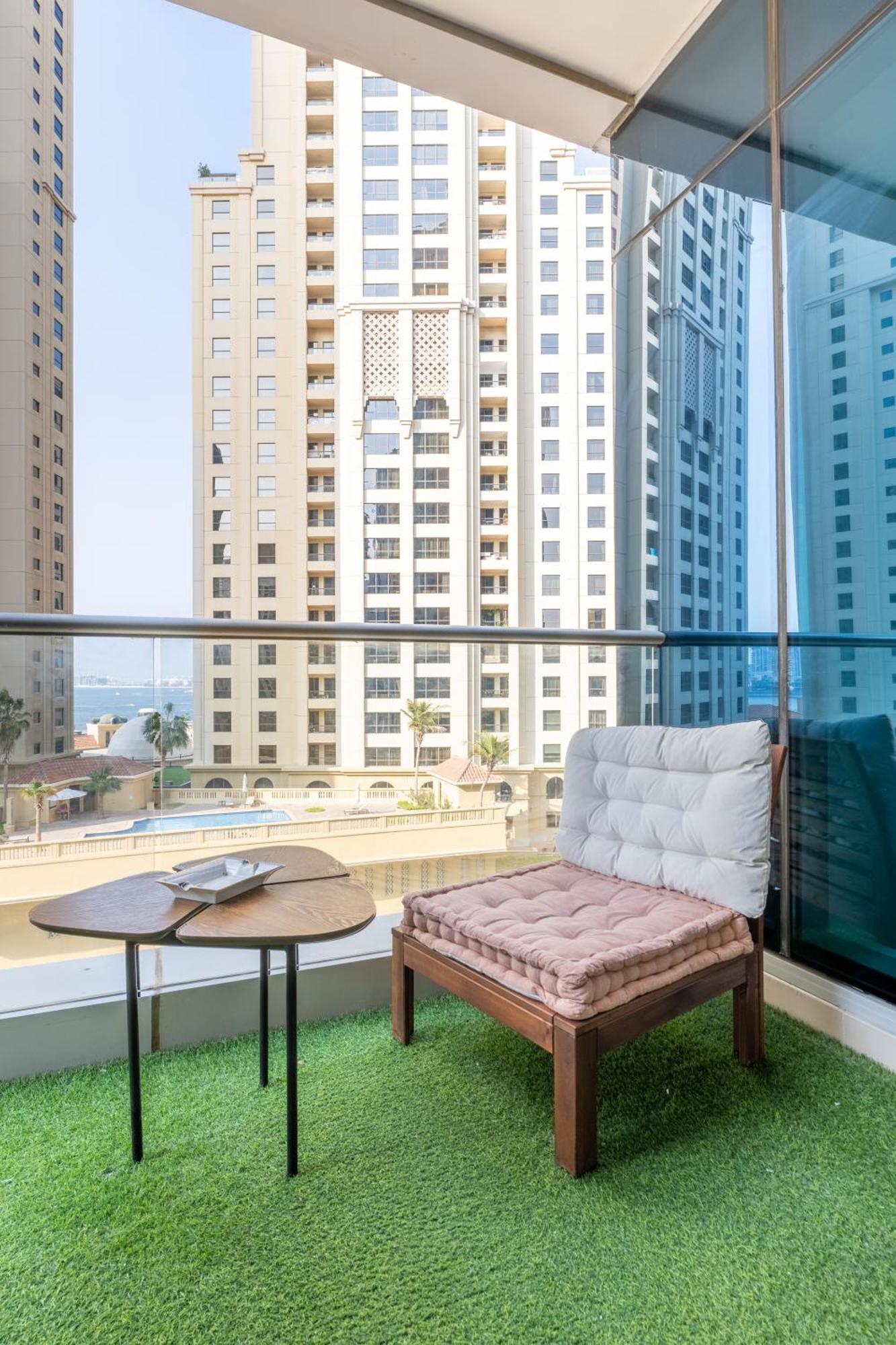 Apartment Seaview Elegance! 1-bedroom Retreat In Marina Promenade Dubai