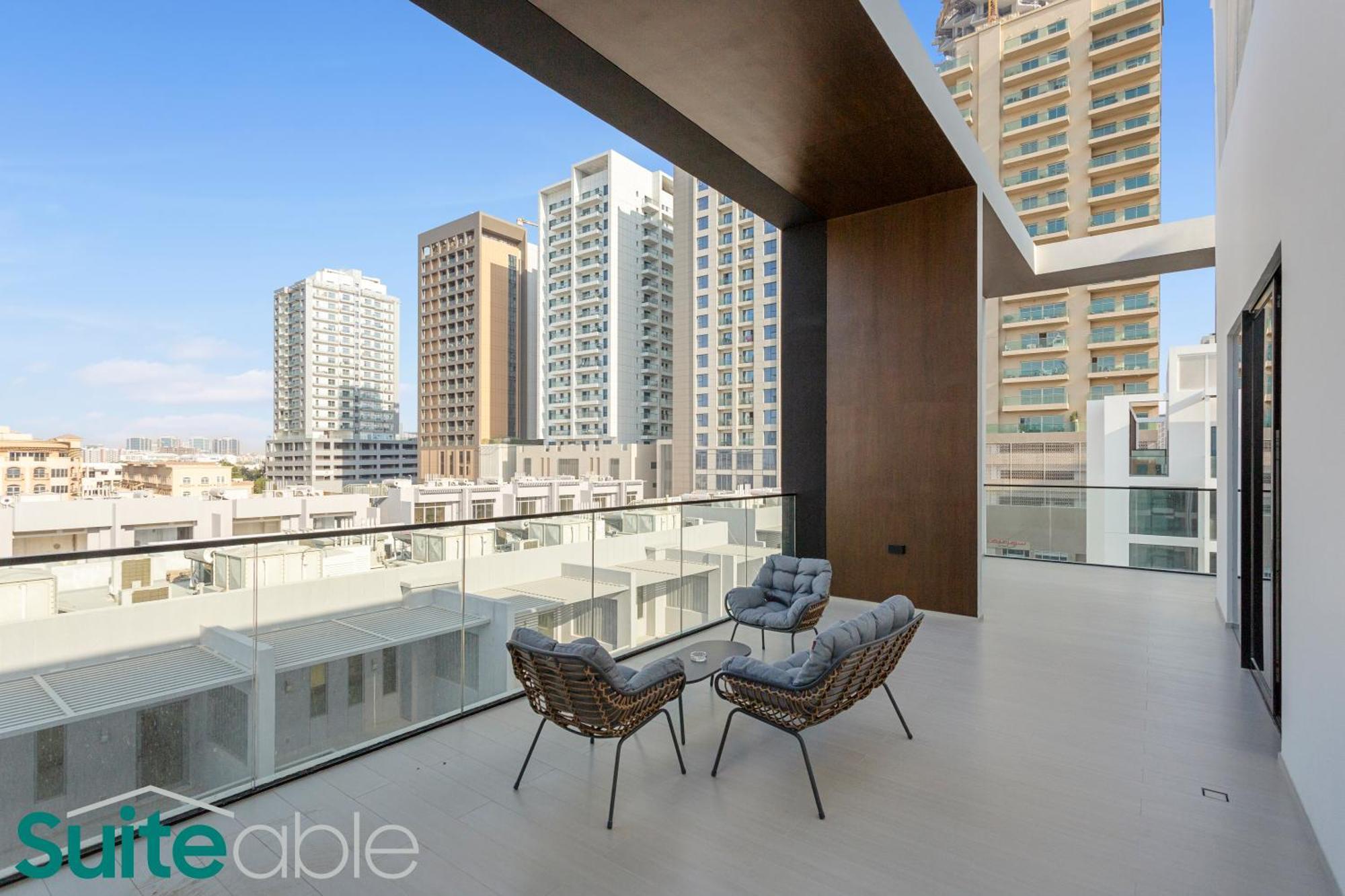 Sophisticated 1 Bedroom In Binghatti Galaxy Jvc Apartment *