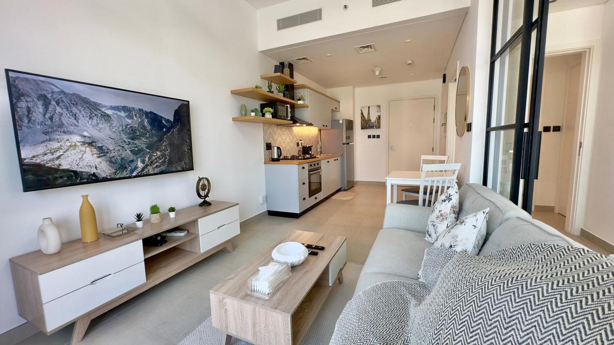 1br With Burj Khalifa View In Hills By Bhavan Dubai