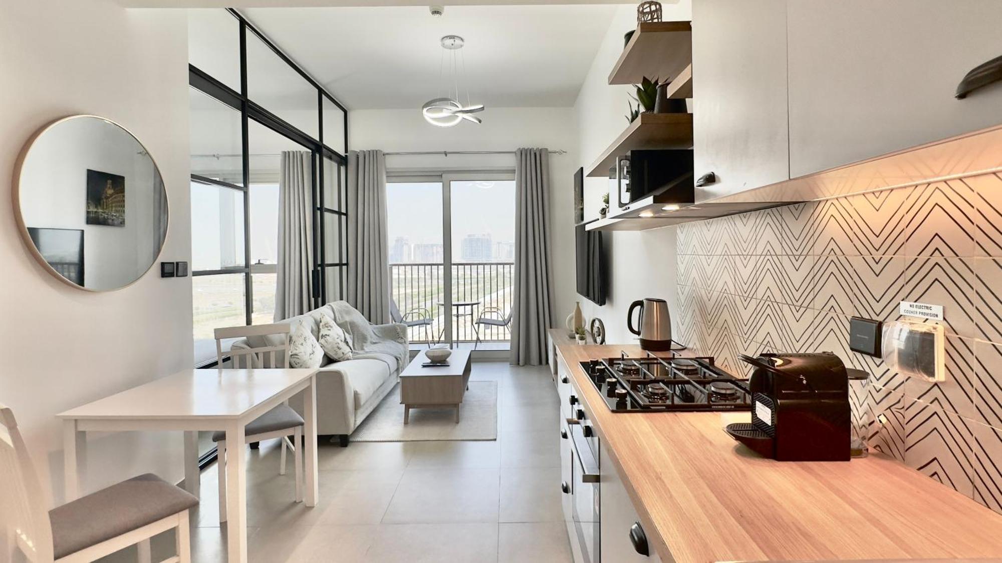 1br With Burj Khalifa View In Hills By Bhavan Dubai