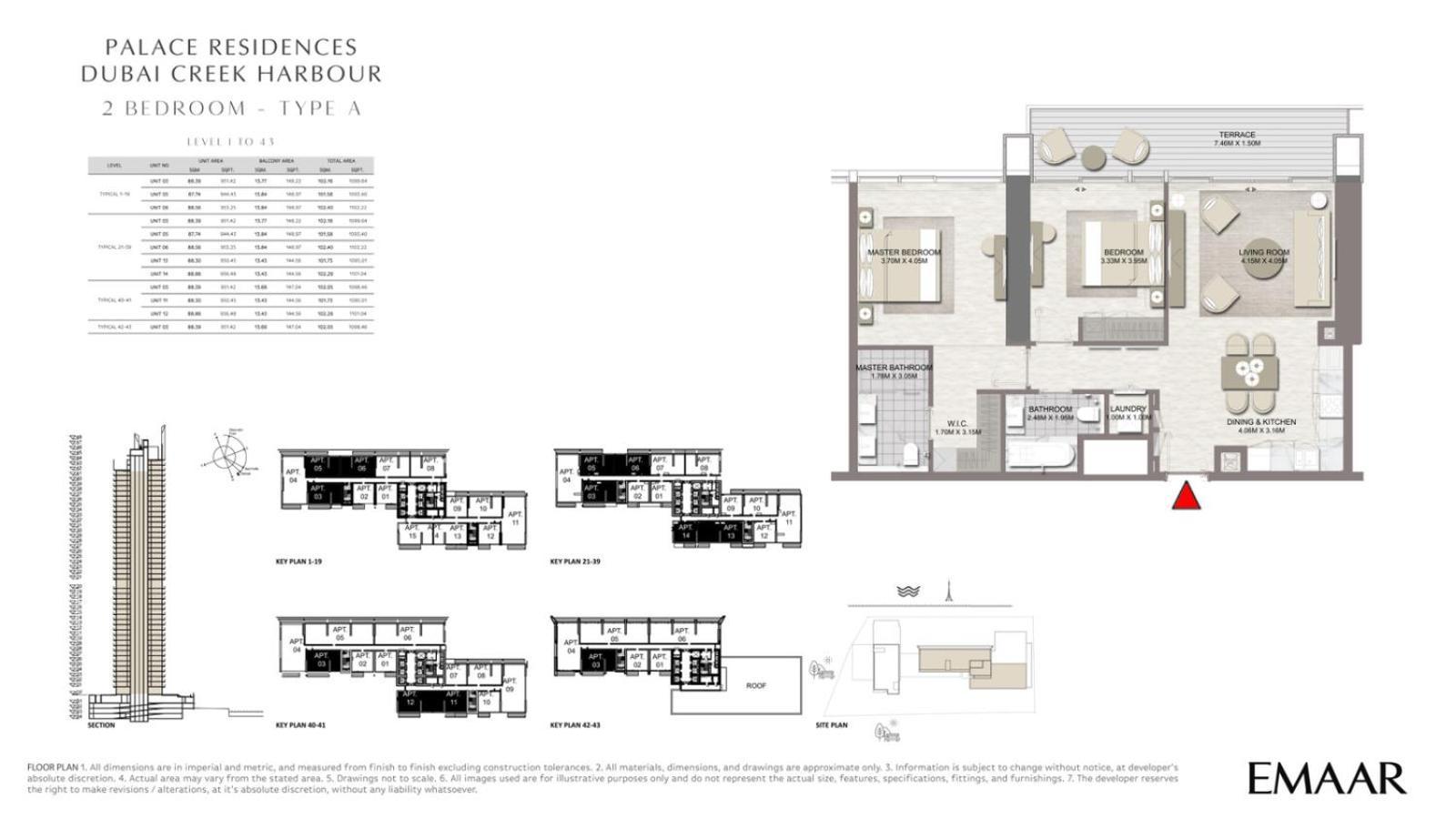 New And Creek View 2br In Palace Residences * Dubai