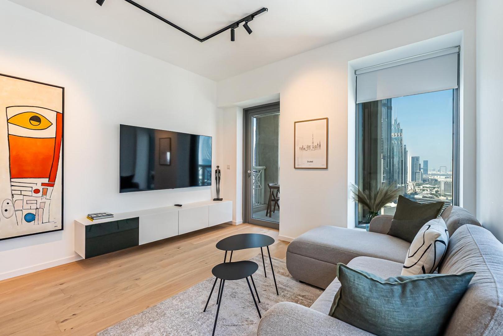 Downtown Stunning With Breathtaking View On Burj-khalifa & Fountain Apartment *