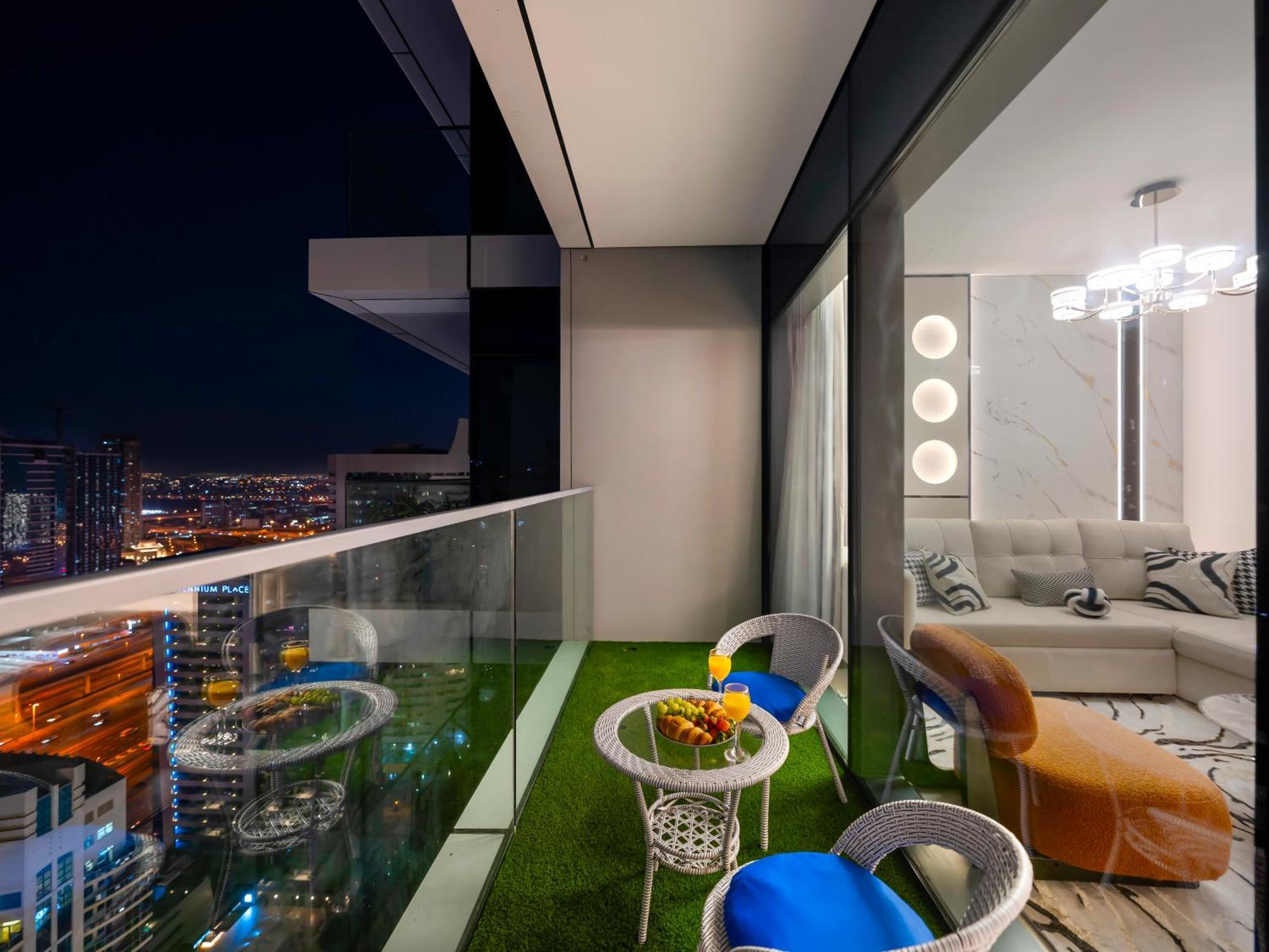 Apartment Vida & Yacht Club -new 2 Bhk -sea, Ain & Marina View *