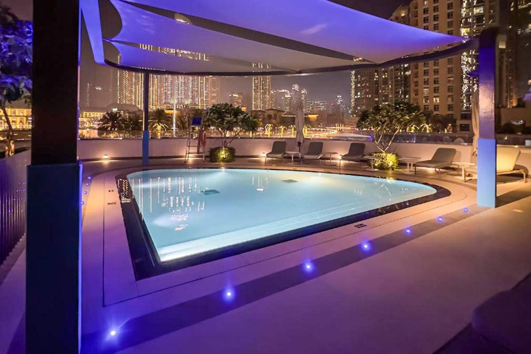 Livbnb-modern 2br With Partial Burj Khalifa View Apartment Dubai