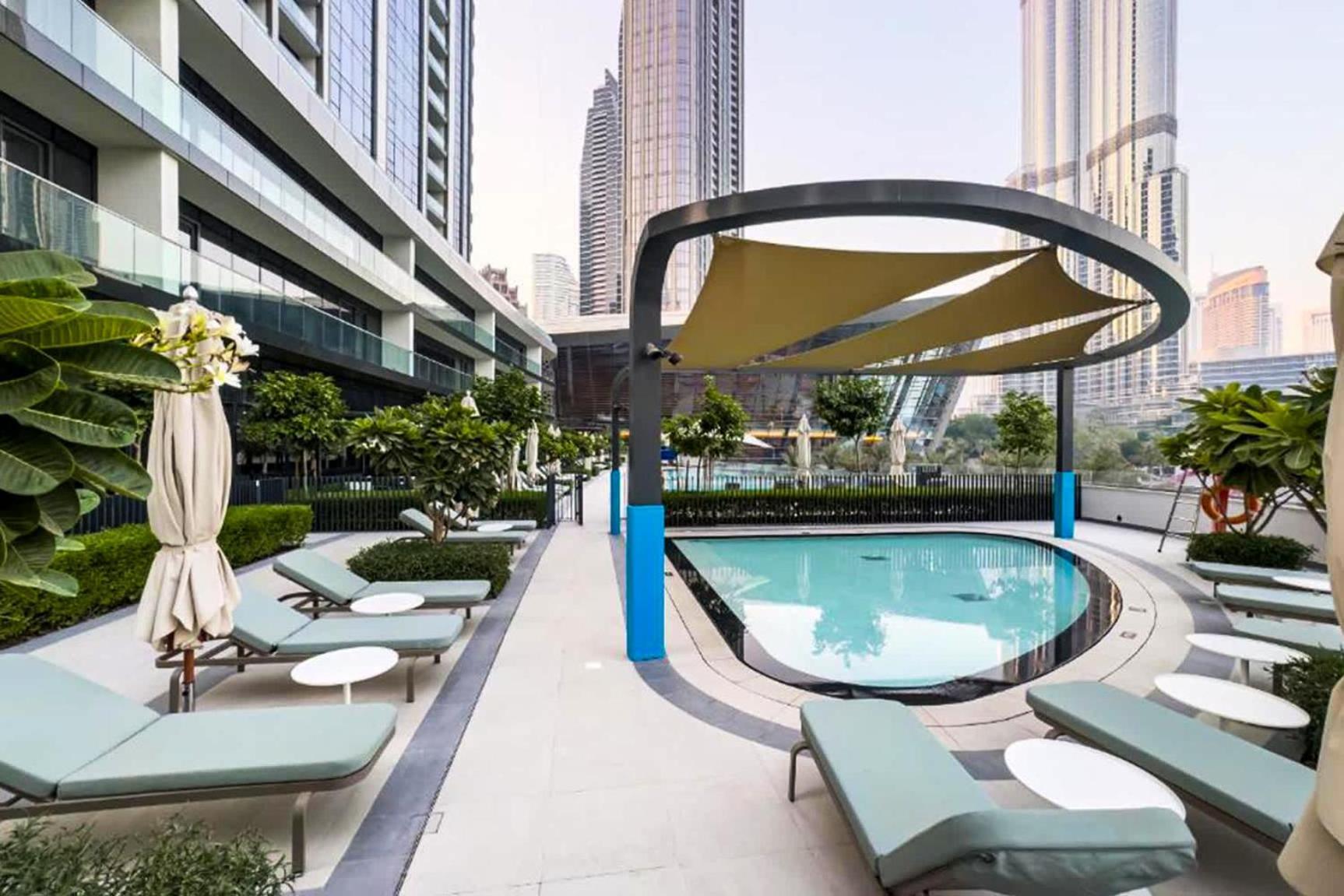 Livbnb-modern 2br With Partial Burj Khalifa View