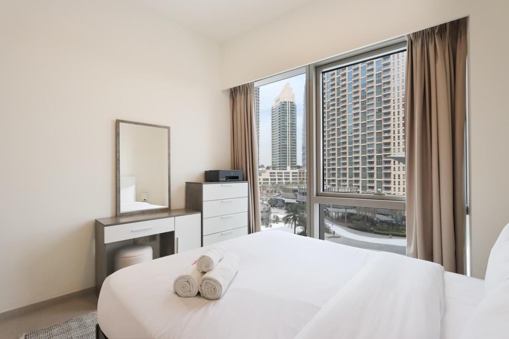 Livbnb-modern 2br With Partial Burj Khalifa View *