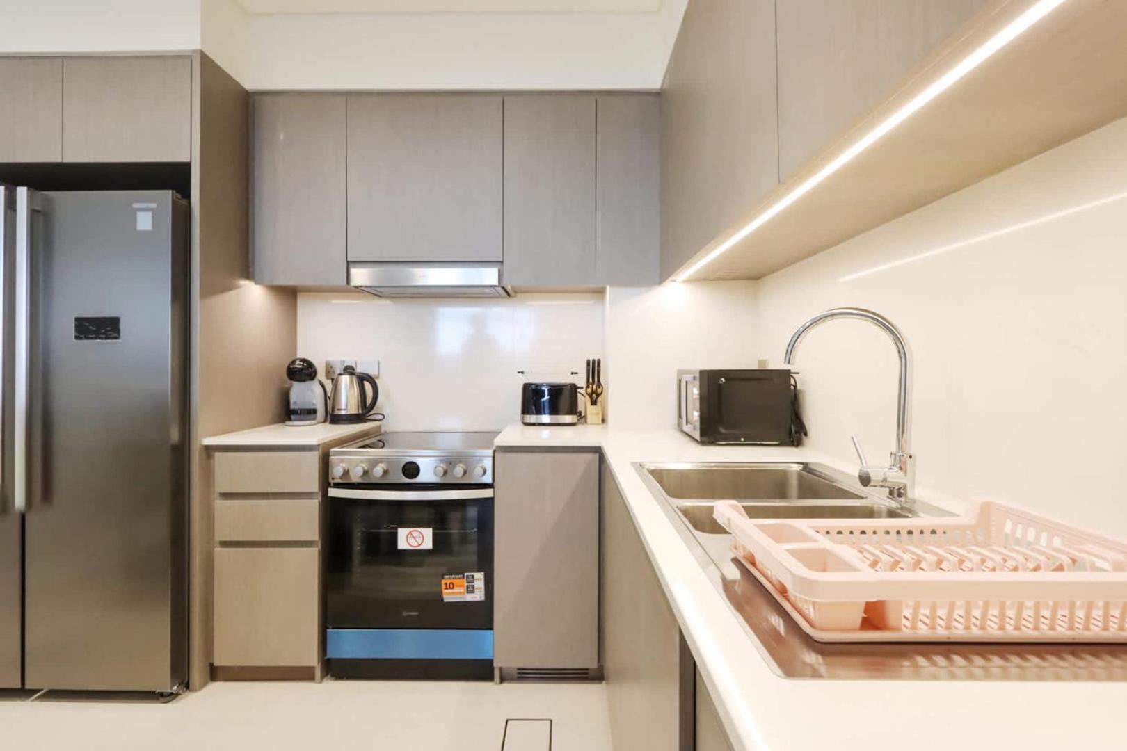Livbnb-modern 2br With Partial Burj Khalifa View *