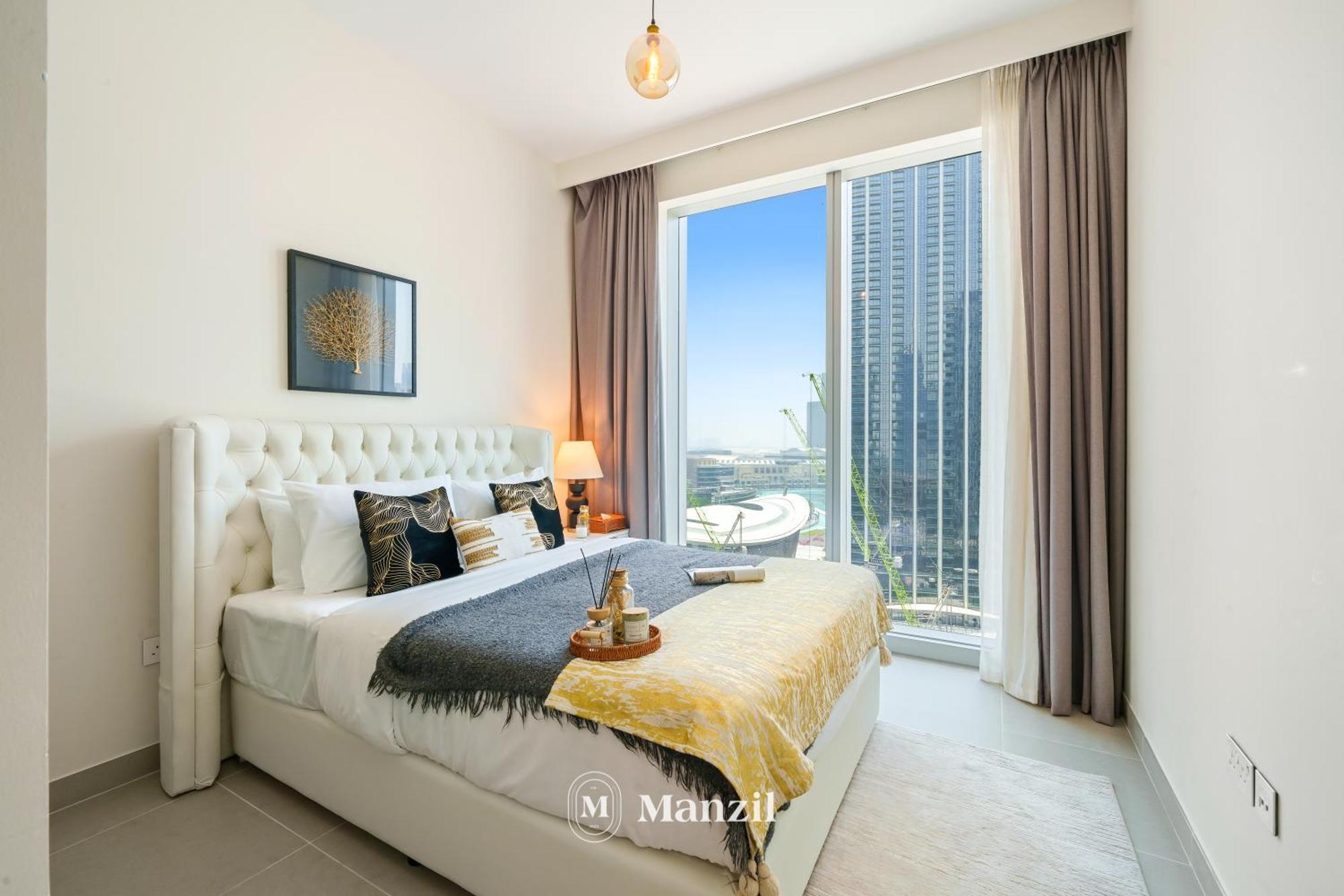 Apartment Manzil - 3br Maids In Downtown With Burj Khalifa View Dubai