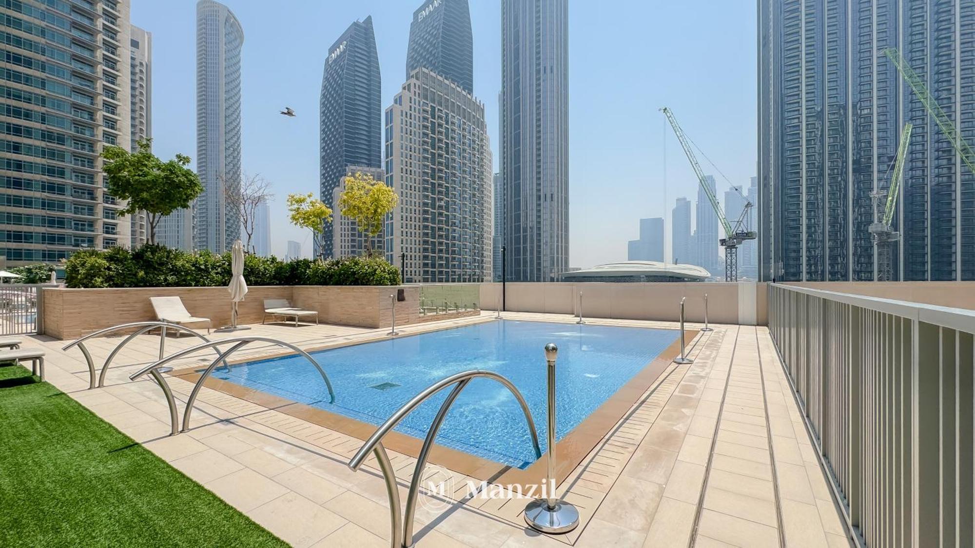 Manzil - 3br Maids In Downtown With Burj Khalifa View Dubai