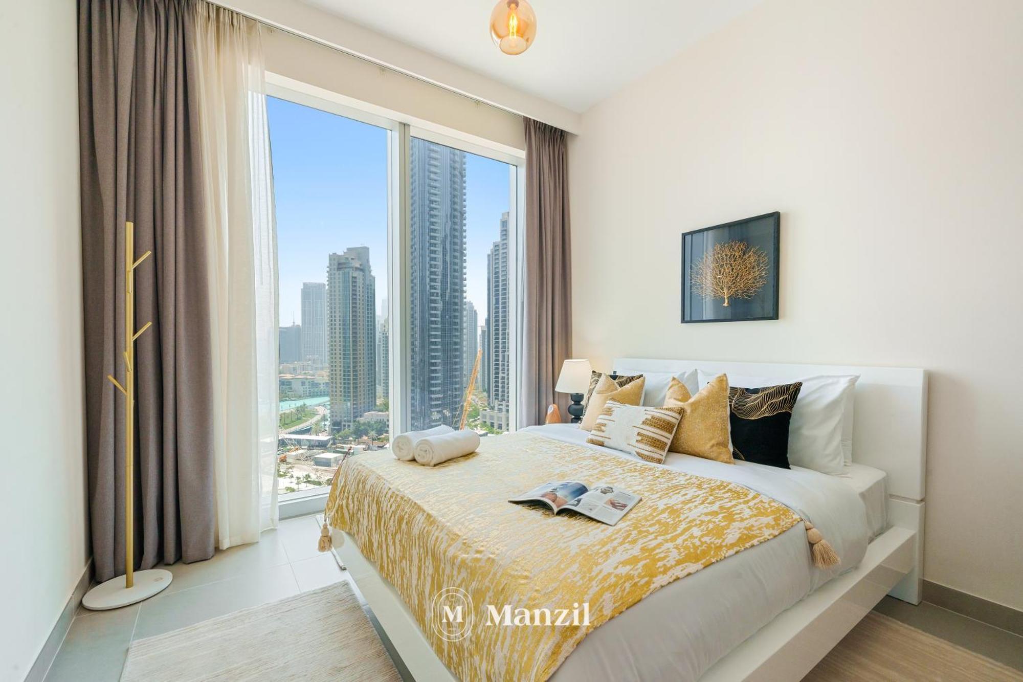 Apartment Manzil - 3br Maids In Downtown With Burj Khalifa View Dubai