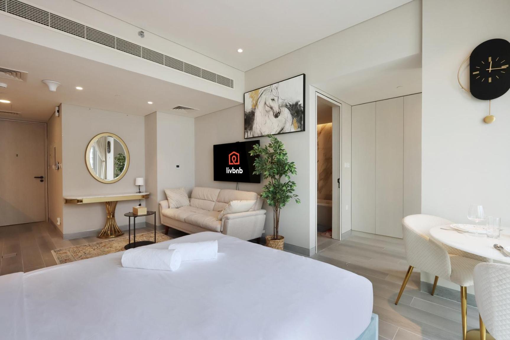Livbnb - Sea And Marina View, Steps To Marina Walk Apartment Dubai