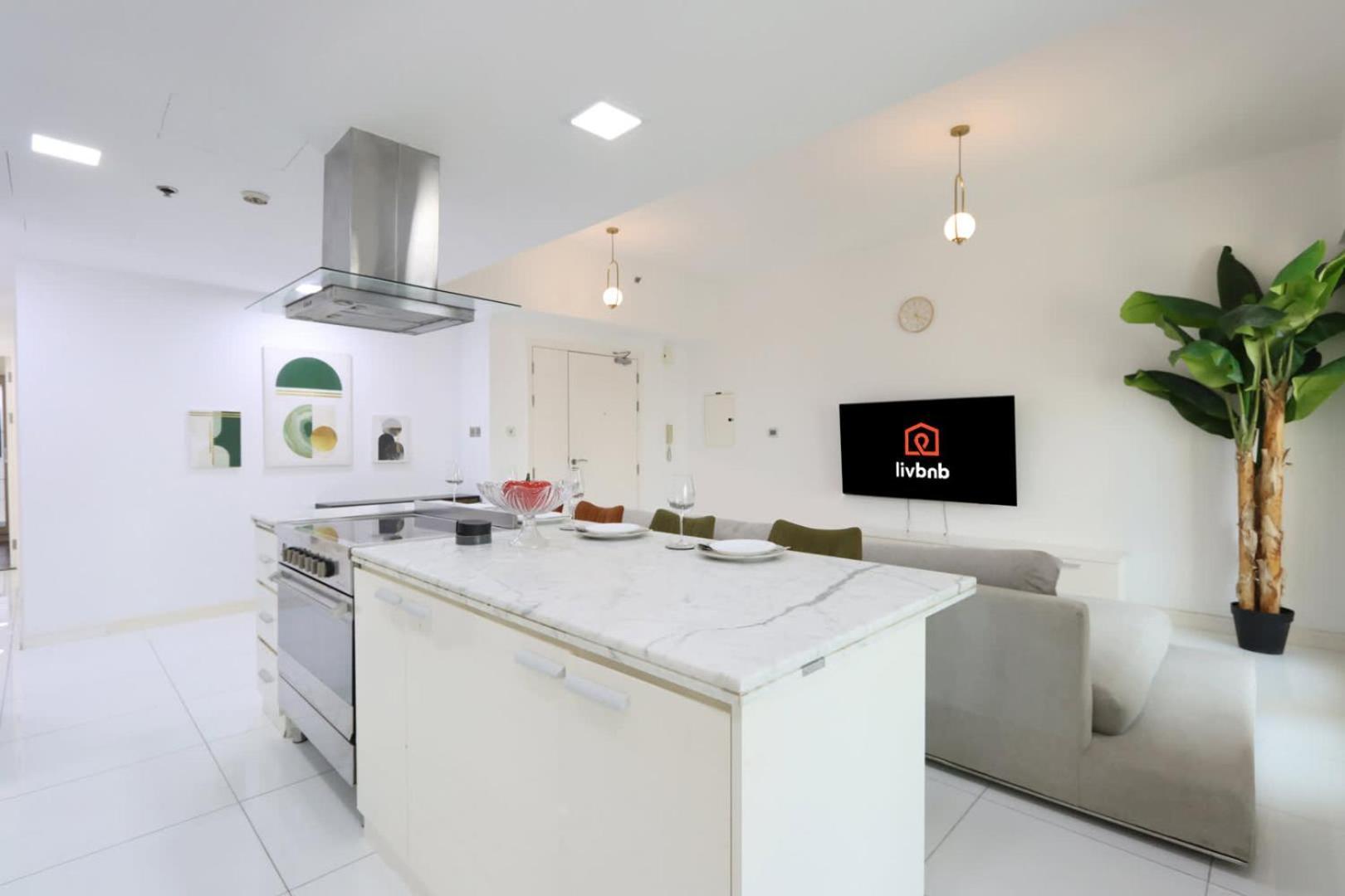 Apartment Livbnb- 3br With Marina Views In Manchester Tower *