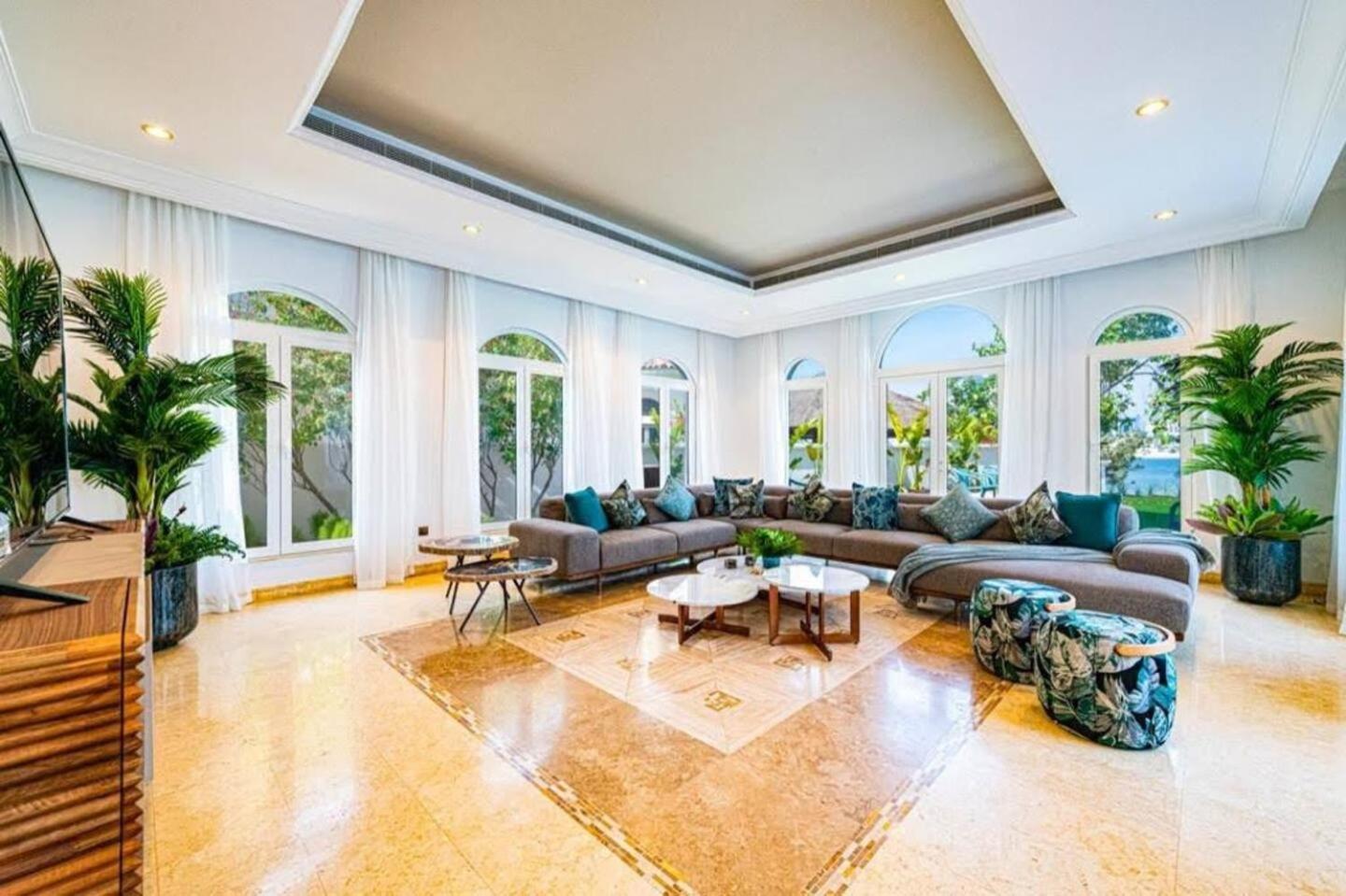Contemporary Spanish Style Beachfront In Palm Jumeirah *