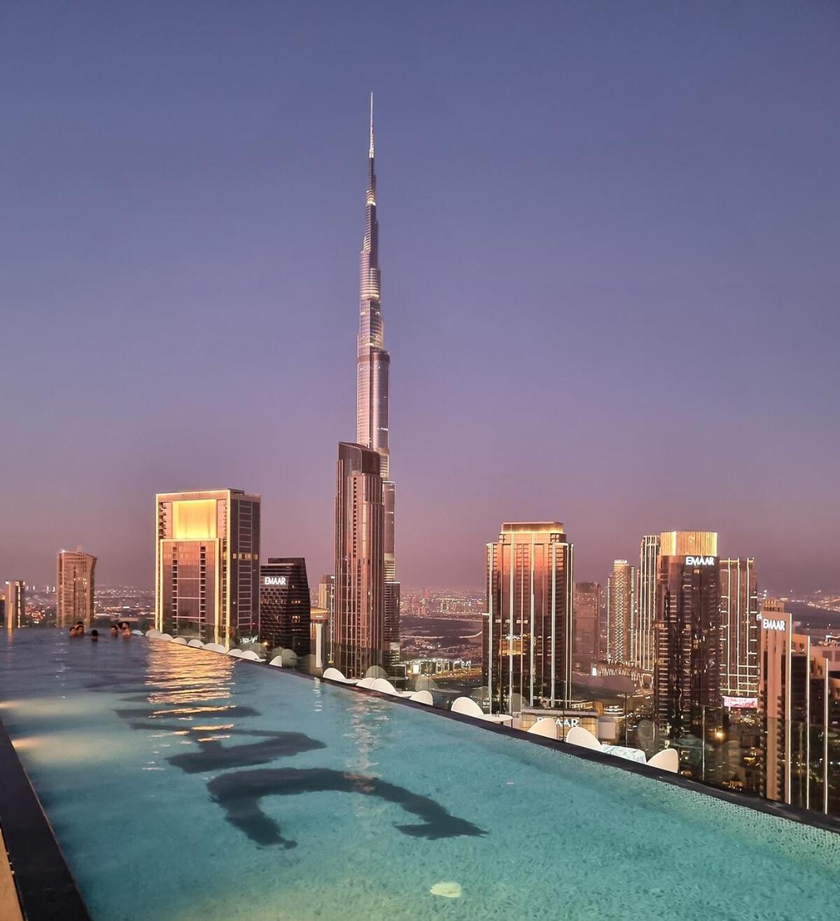Apartment 64th Floor Rooftop Dream, Burj Khalifa View Pool, 2br In Paramount Midtown *