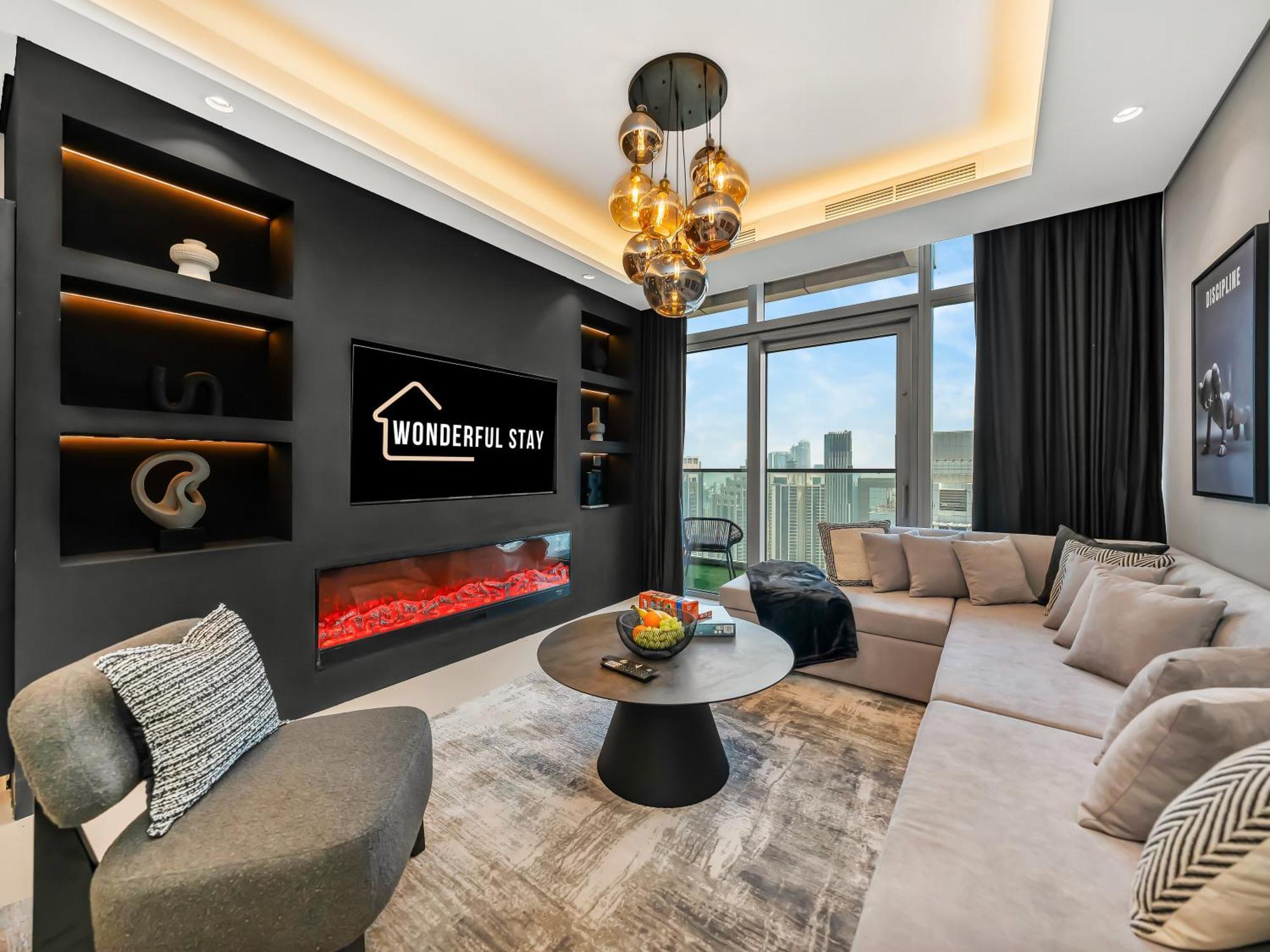 Wonderfulstay At Paramount - Highest Infinity Pool - Burj Khalifa View - Brand New Luxury Apartment