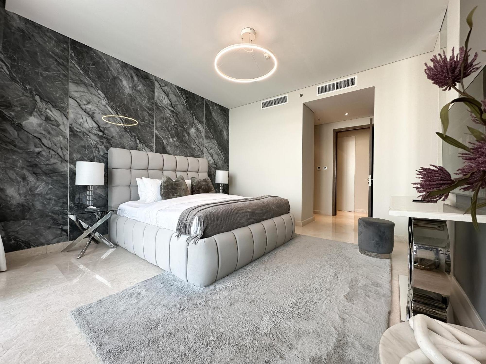 Apartment Trophy-luxurious Living W Serene Sea Blends View Dubai