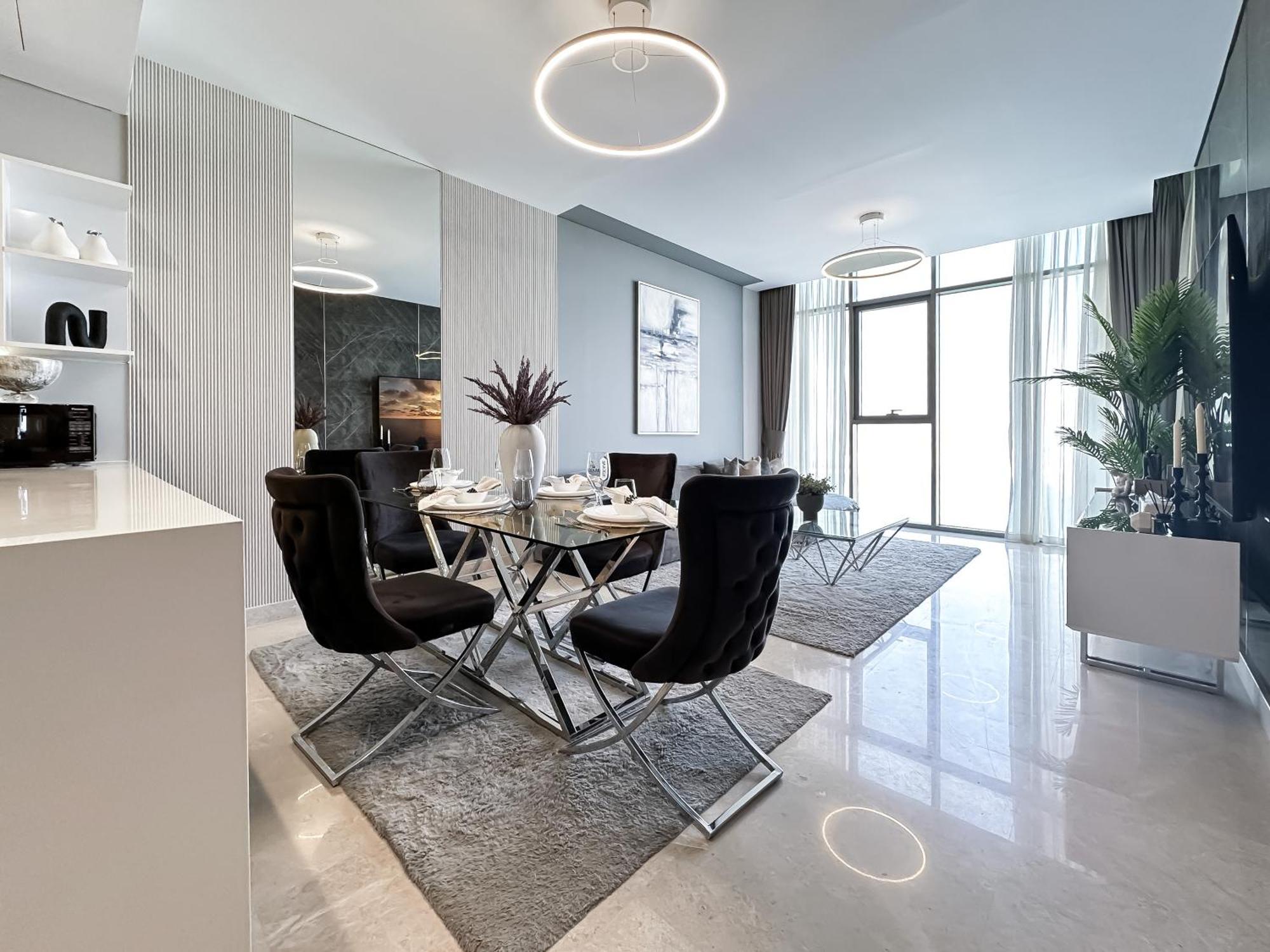 Apartment Trophy-luxurious Living W Serene Sea Blends View *