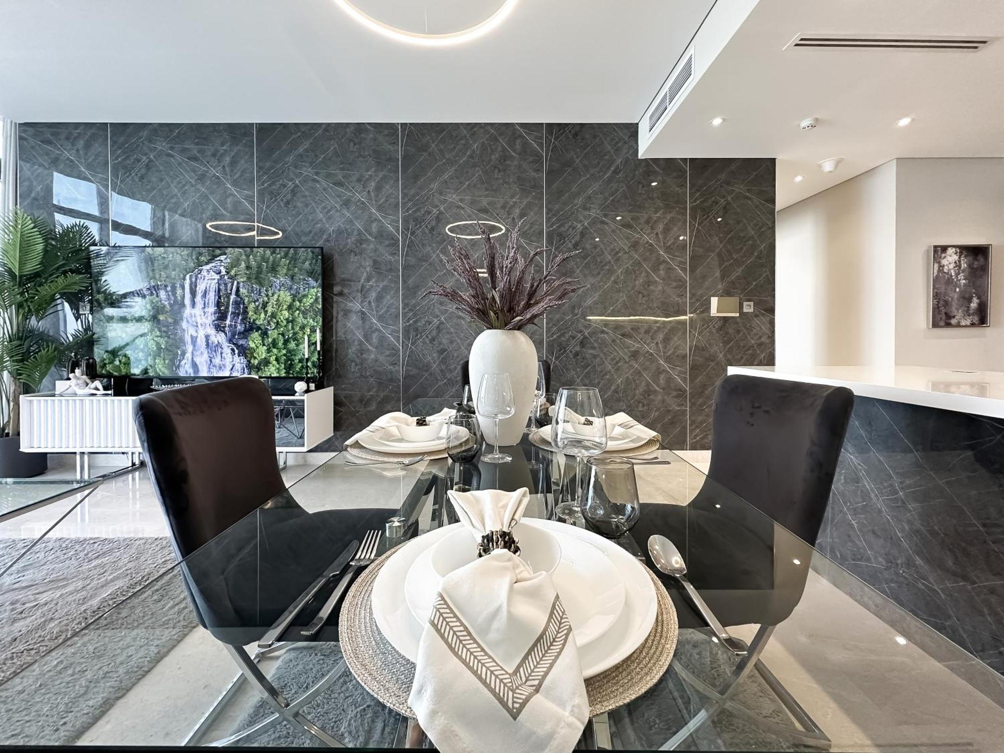 Trophy-luxurious Living W Serene Sea Blends View Dubai