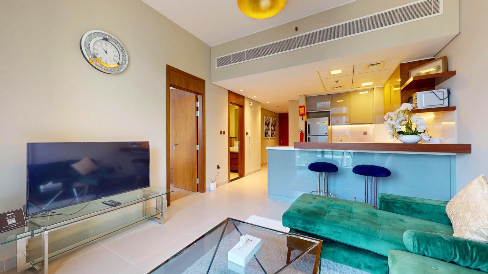 Elegant 1br - Serene Furnished In Arjan Apartment