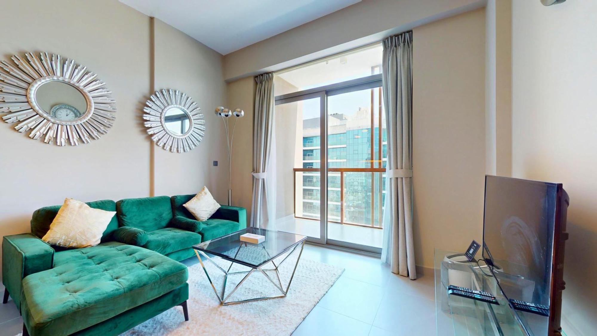 Elegant 1br - Serene Furnished In Arjan Apartment *