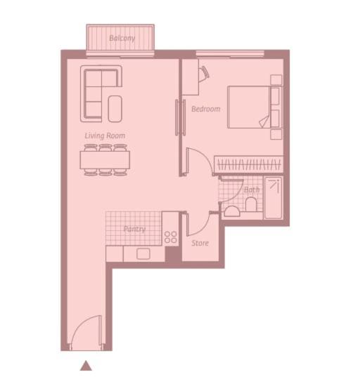 Feel The Luxury In 1 Bedroom In East 40 Tower Apartment