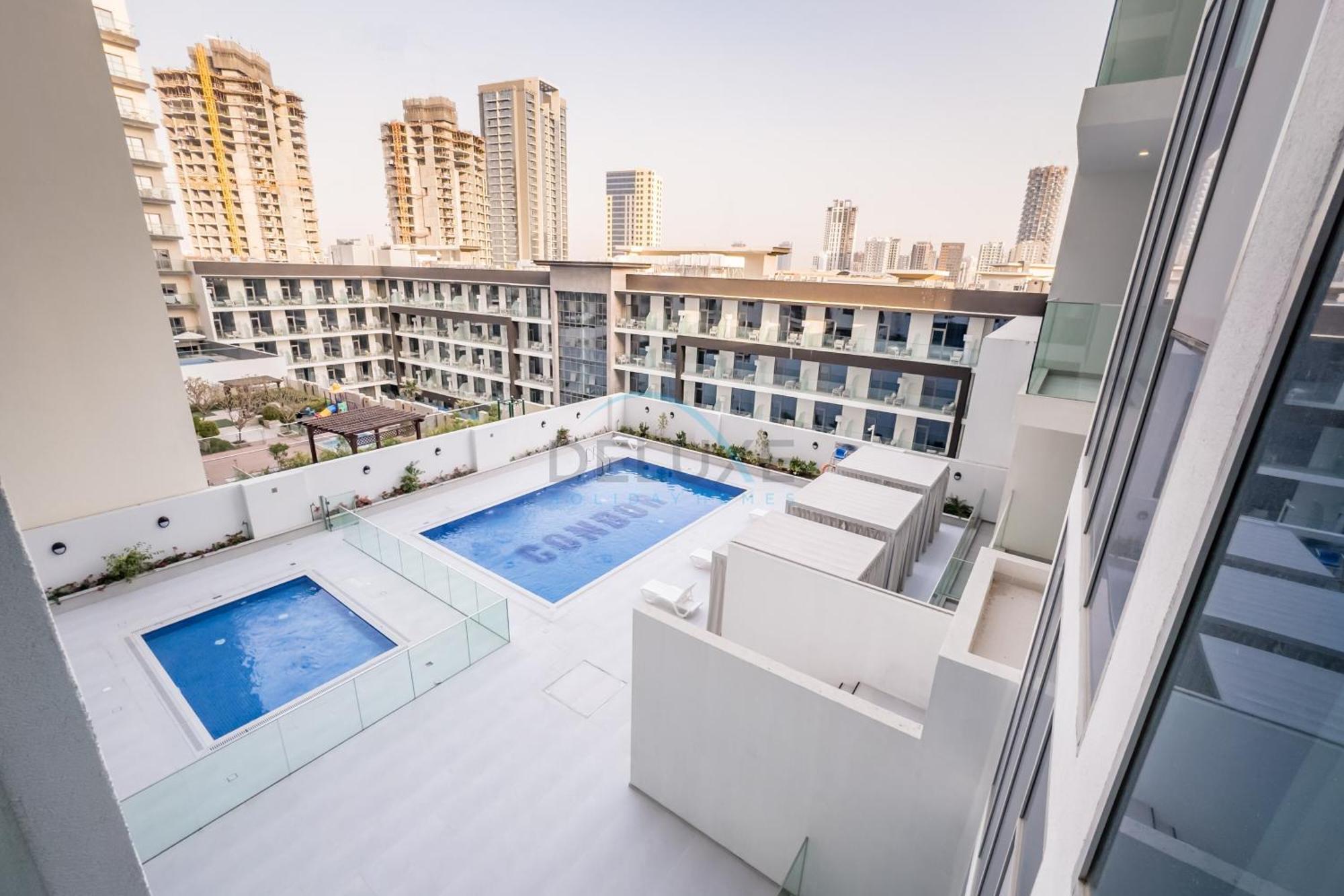 Pool View With Balcony Close To Mall, Concept 7 Residences, Jumeirah Village Circle By Deluxe Homes *